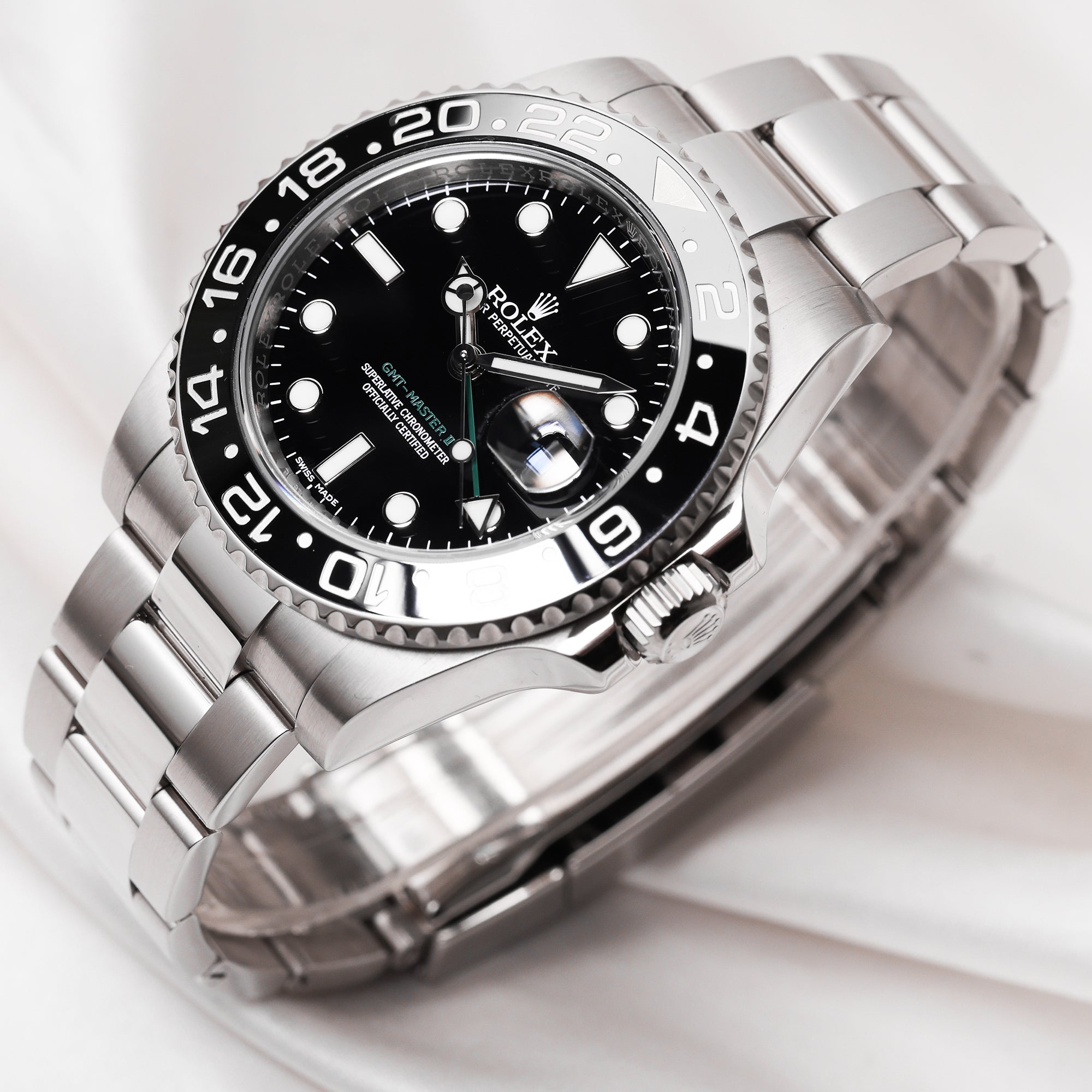 Rolex GMT-Master II 116710LN Stainless Steel Second Hand Watch Collectors 3