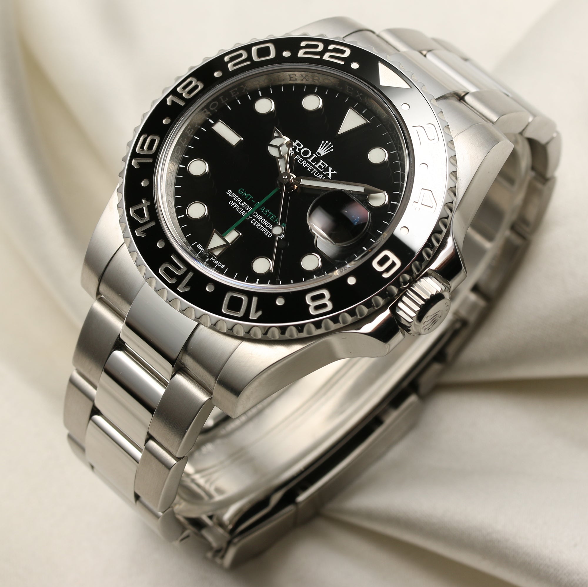 Rolex GMT-Master II 116710LN Stainless Steel Second Hand Watch Collectors 3