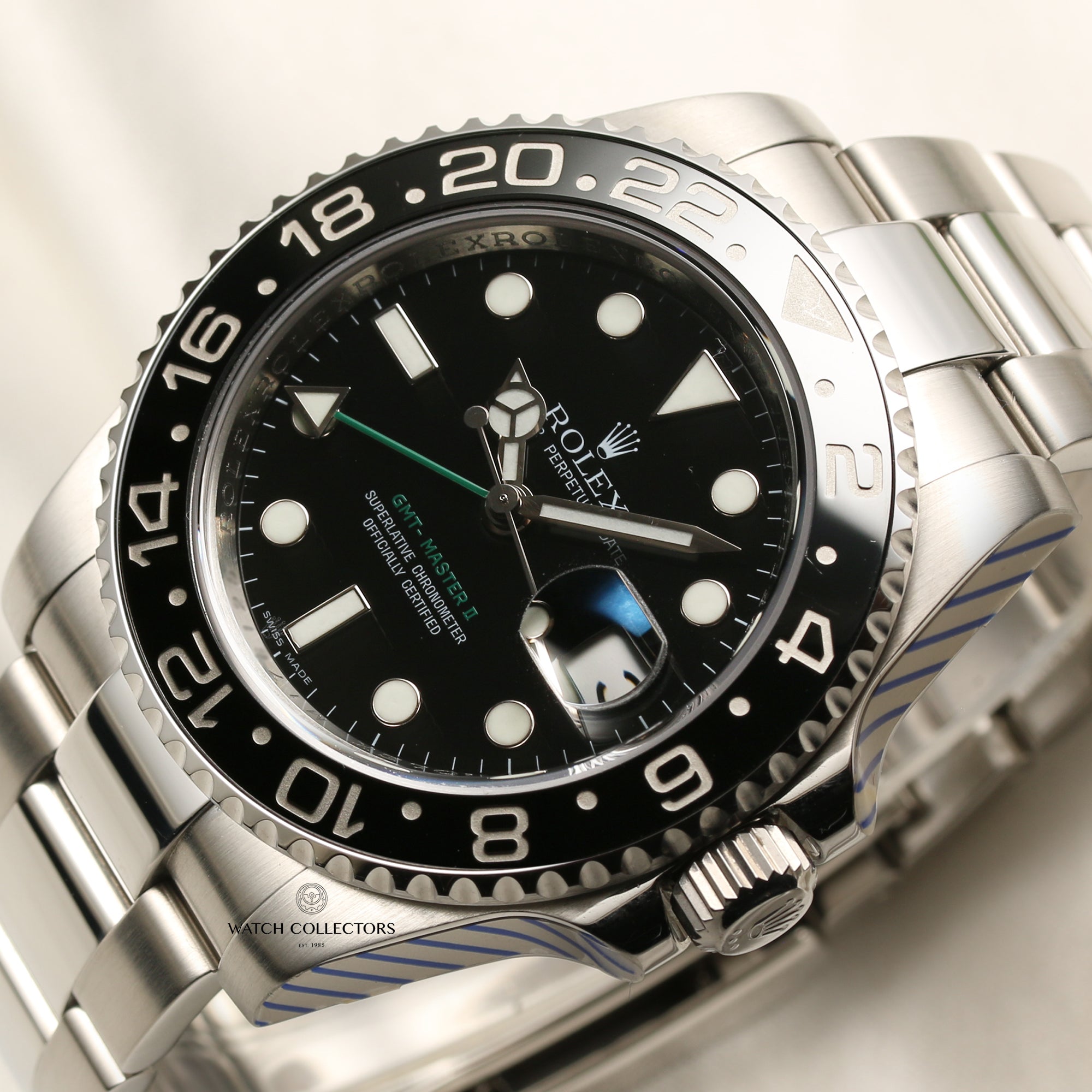 Rolex GMT-Master II 116710LN Stainless Steel Second Hand Watch Collectors 4