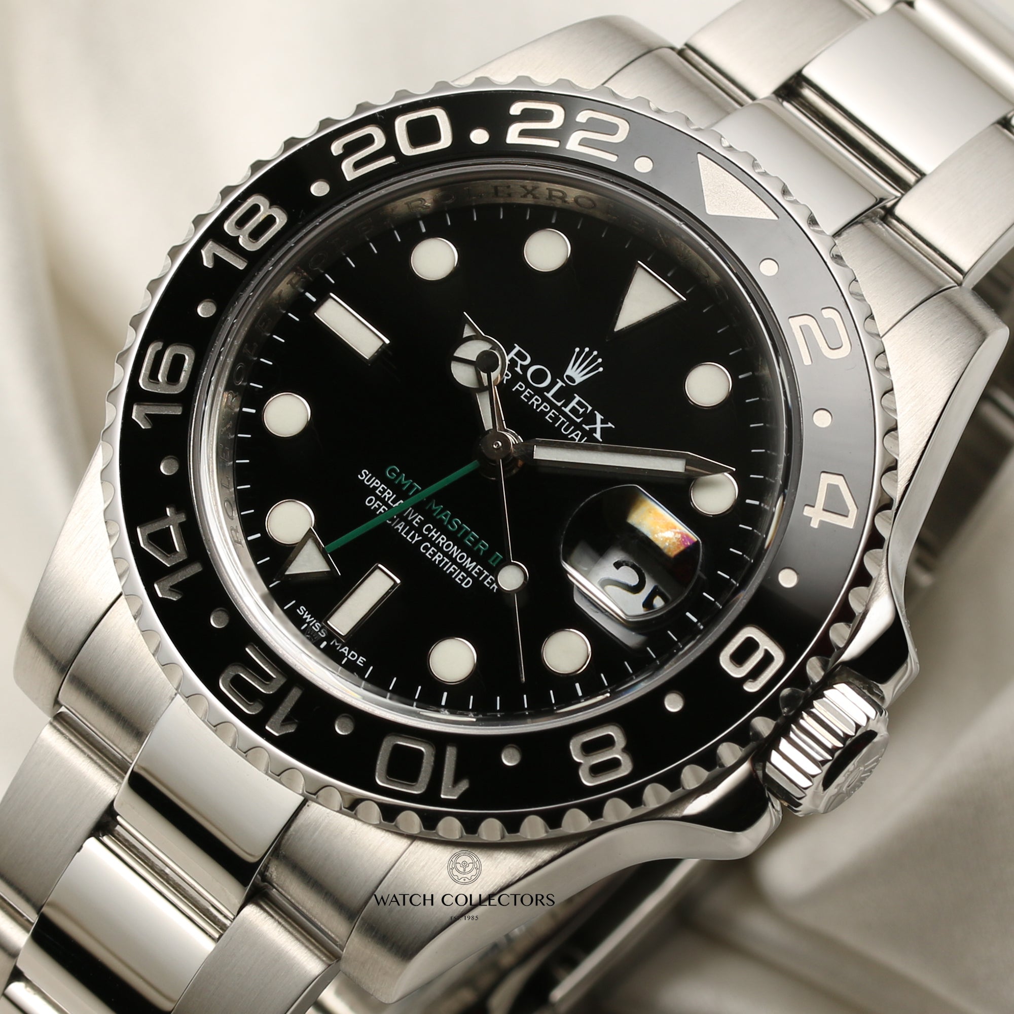 Rolex GMT-Master II 116710LN Stainless Steel Second Hand Watch Collectors 4