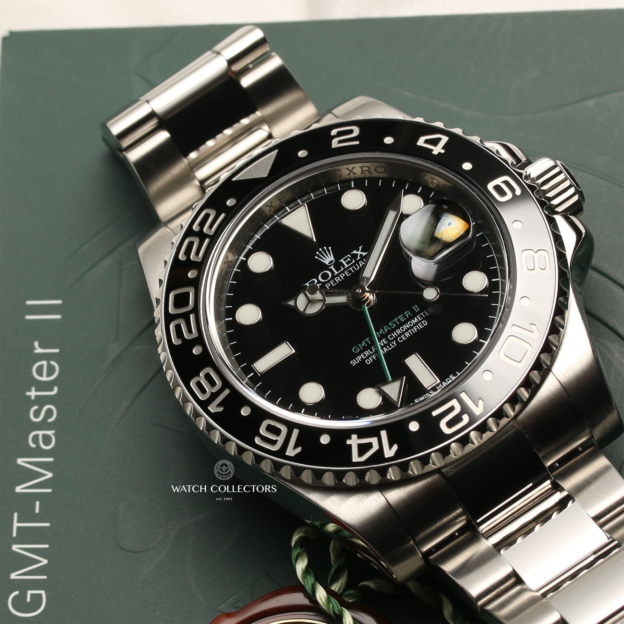 Rolex GMT-Master II 116710LN Stainless Steel Second Hand Watch Collectors 5