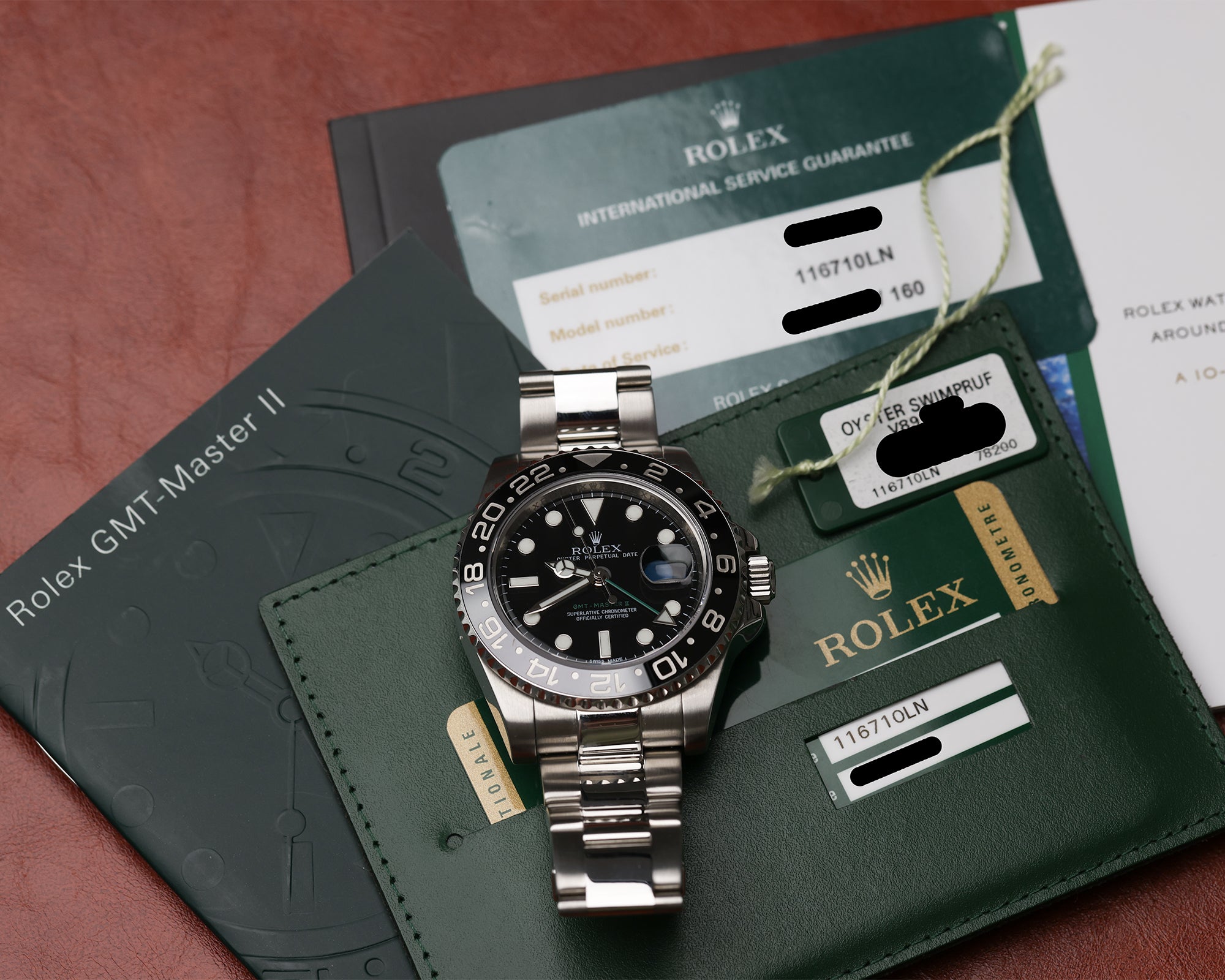 Rolex GMT-Master II 116710LN Stainless Steel Second Hand Watch Collectors 6