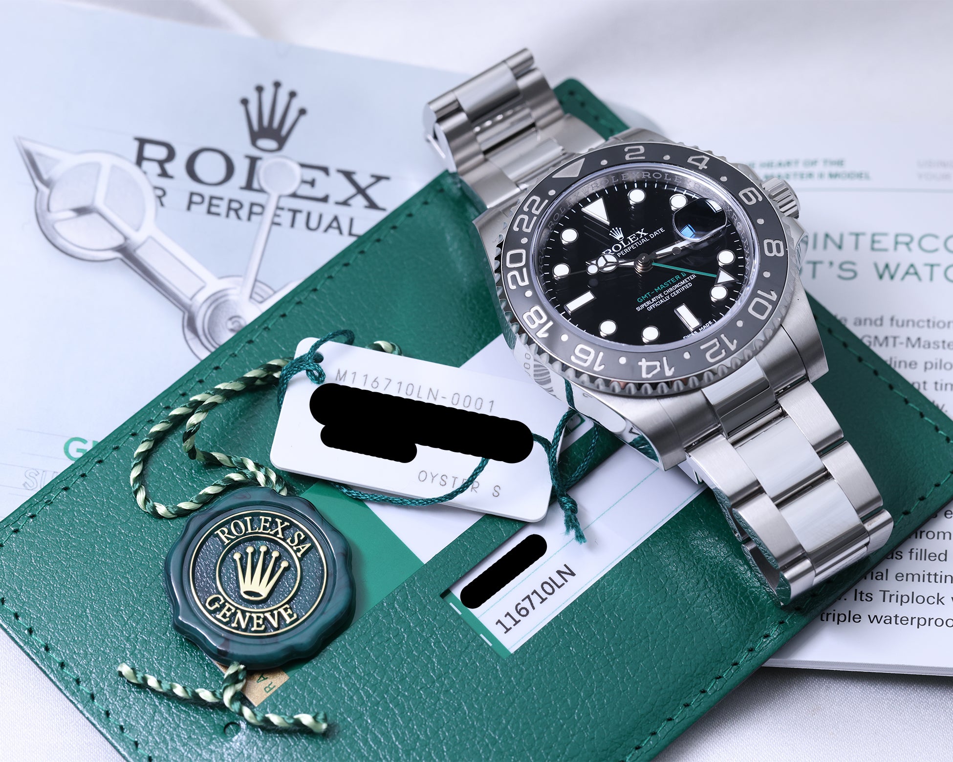 Rolex GMT-Master II 116710LN Stainless Steel Second Hand Watch Collectors 8