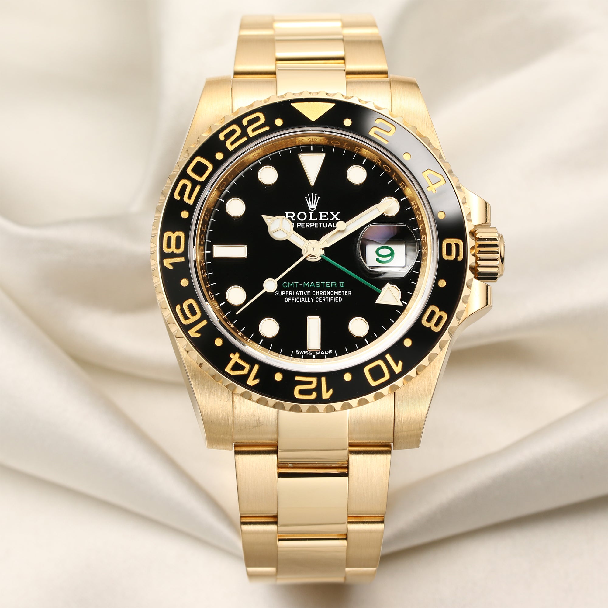 Rolex GMT-Master II 116718LN 18k Yellow Gold - Main Image