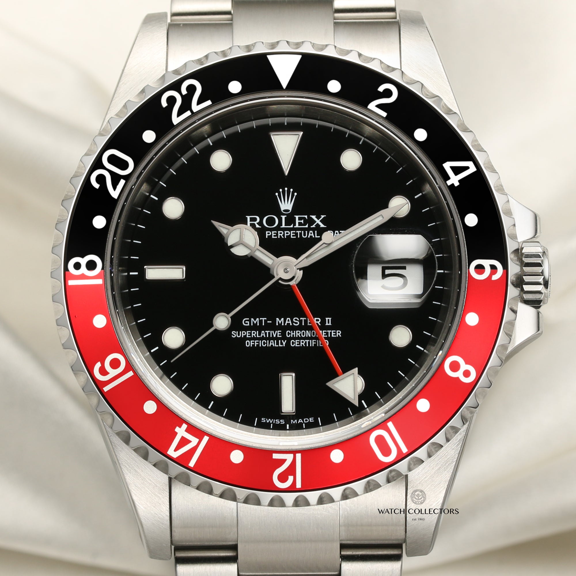 Rolex GMT-Master II 16710 Coke Bezel Stainless Steel Second Hand Watch Collectors 2