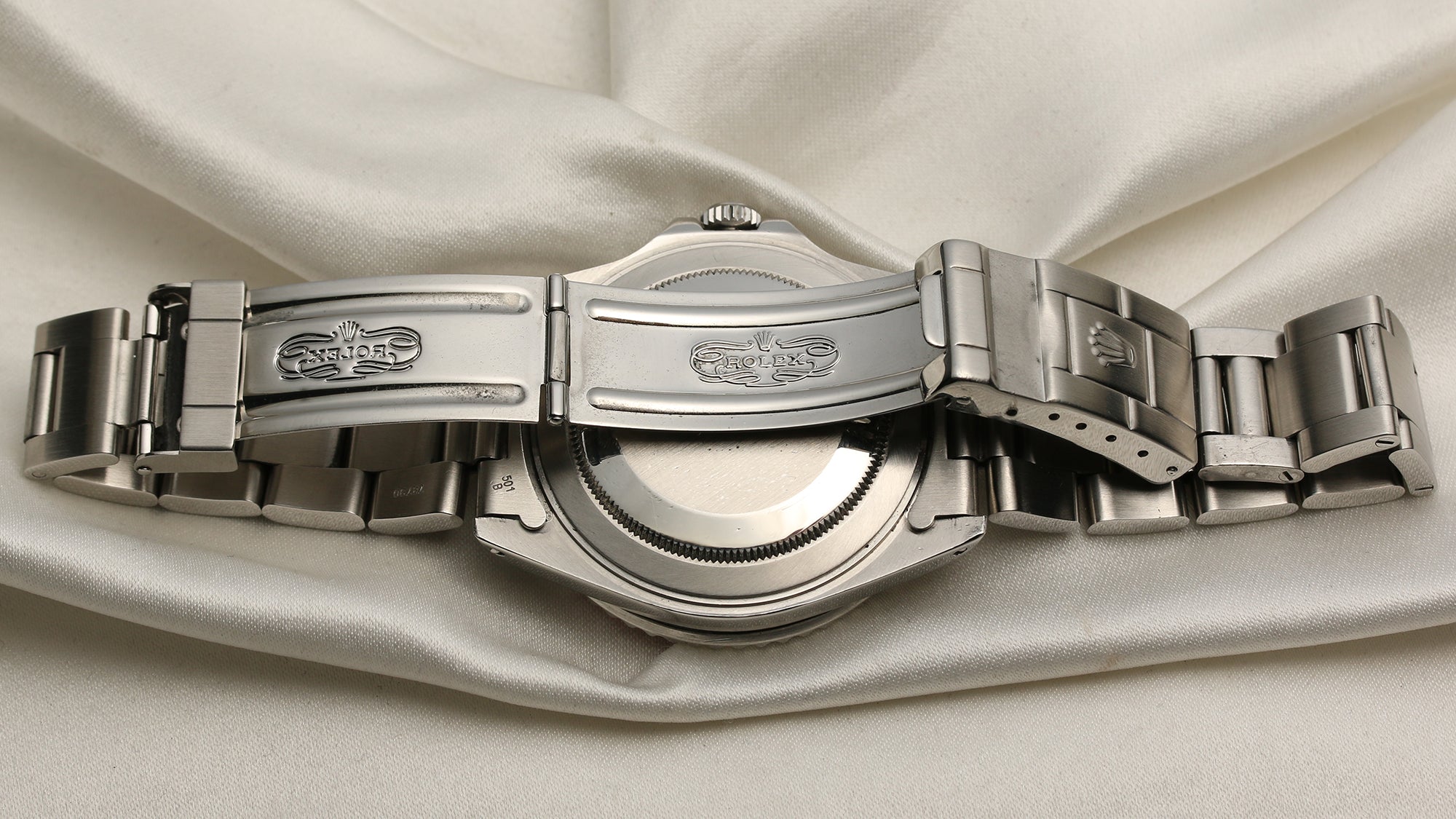 Rolex GMT-Master II 16710 Pepsi Stainless Steel Second Hand Watch Collectors 7