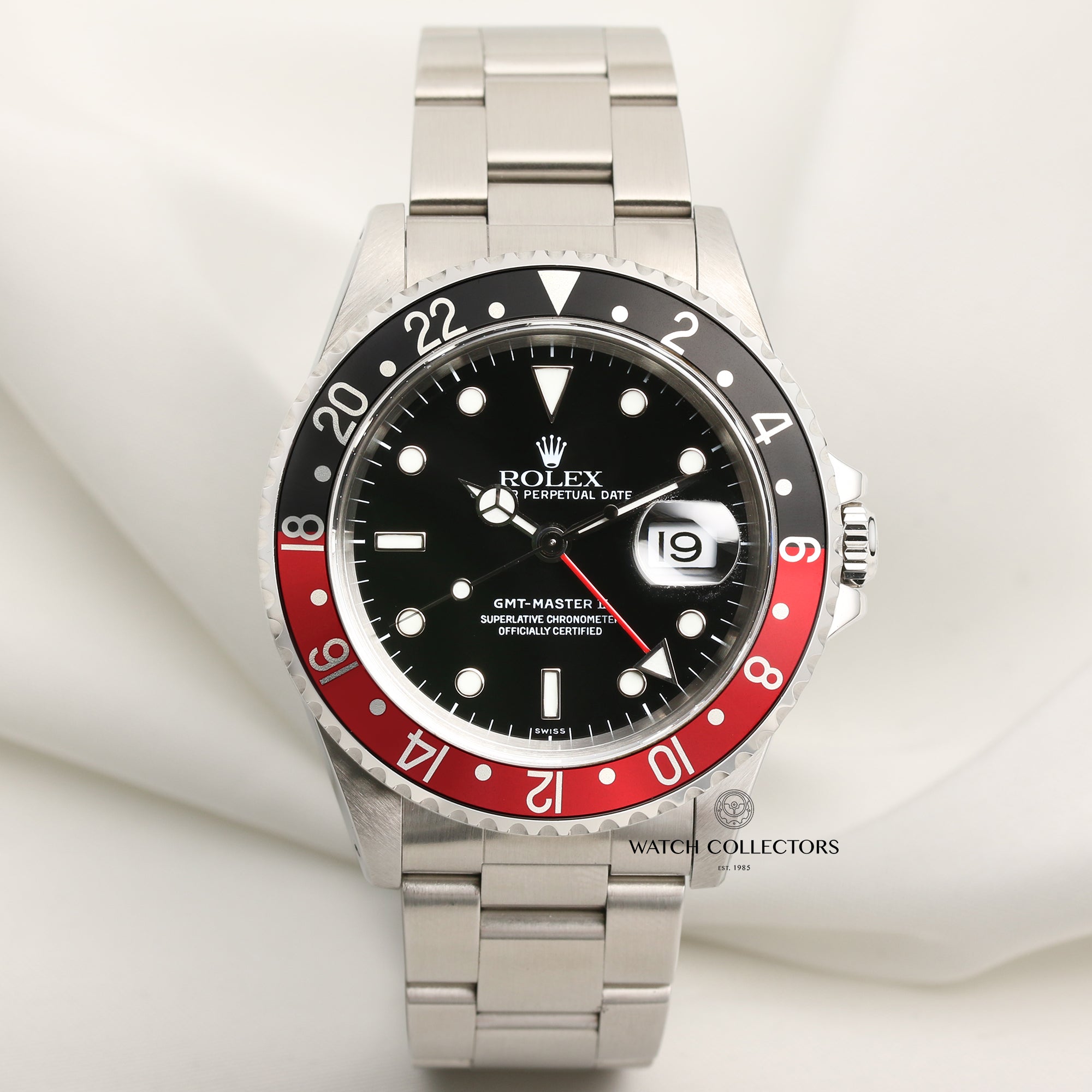 Rolex GMT-Master II 16710 Stainless Steel Coke Bezel Second Hand Watch Collectors 1