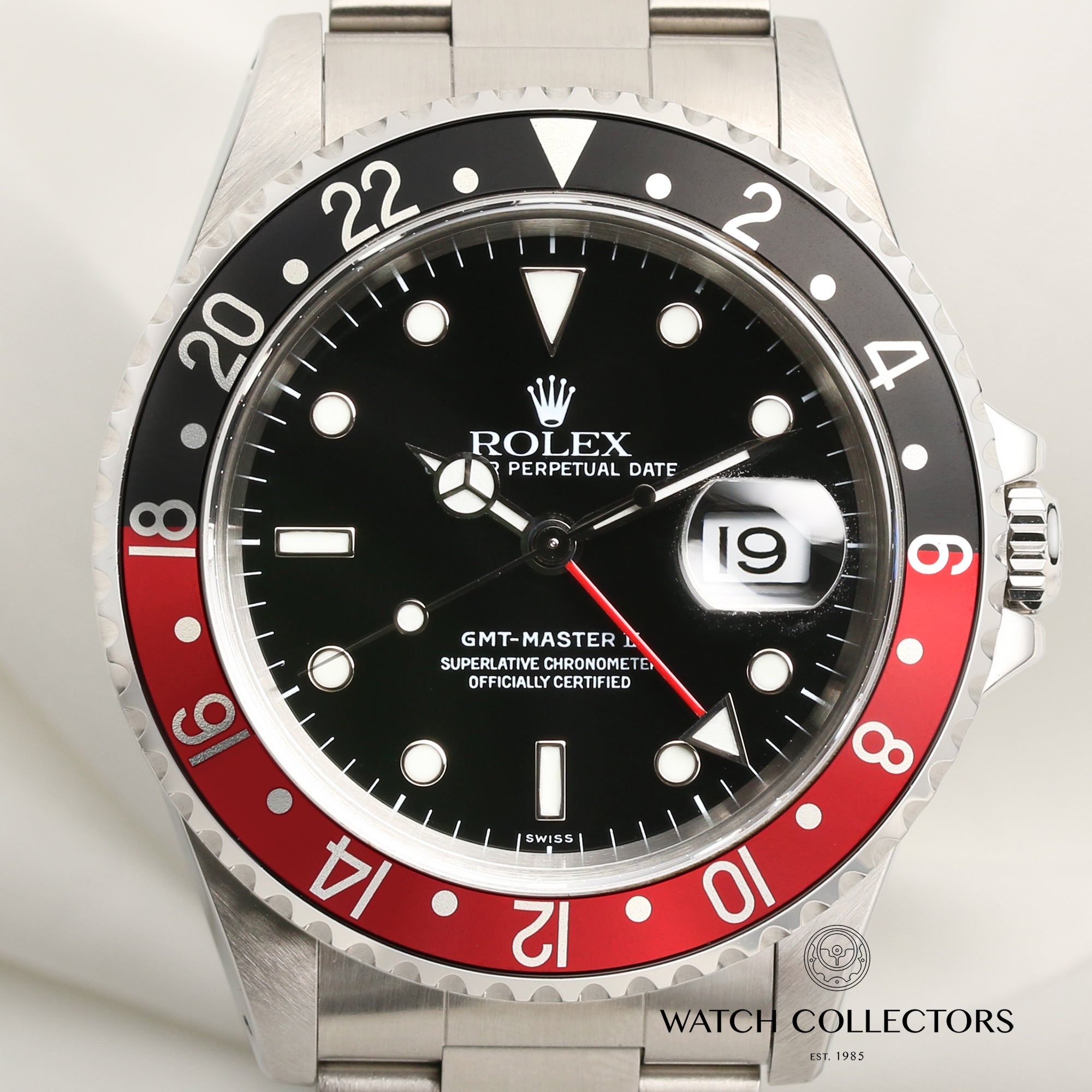 Rolex GMT-Master II 16710 Stainless Steel Coke Bezel Second Hand Watch Collectors 2