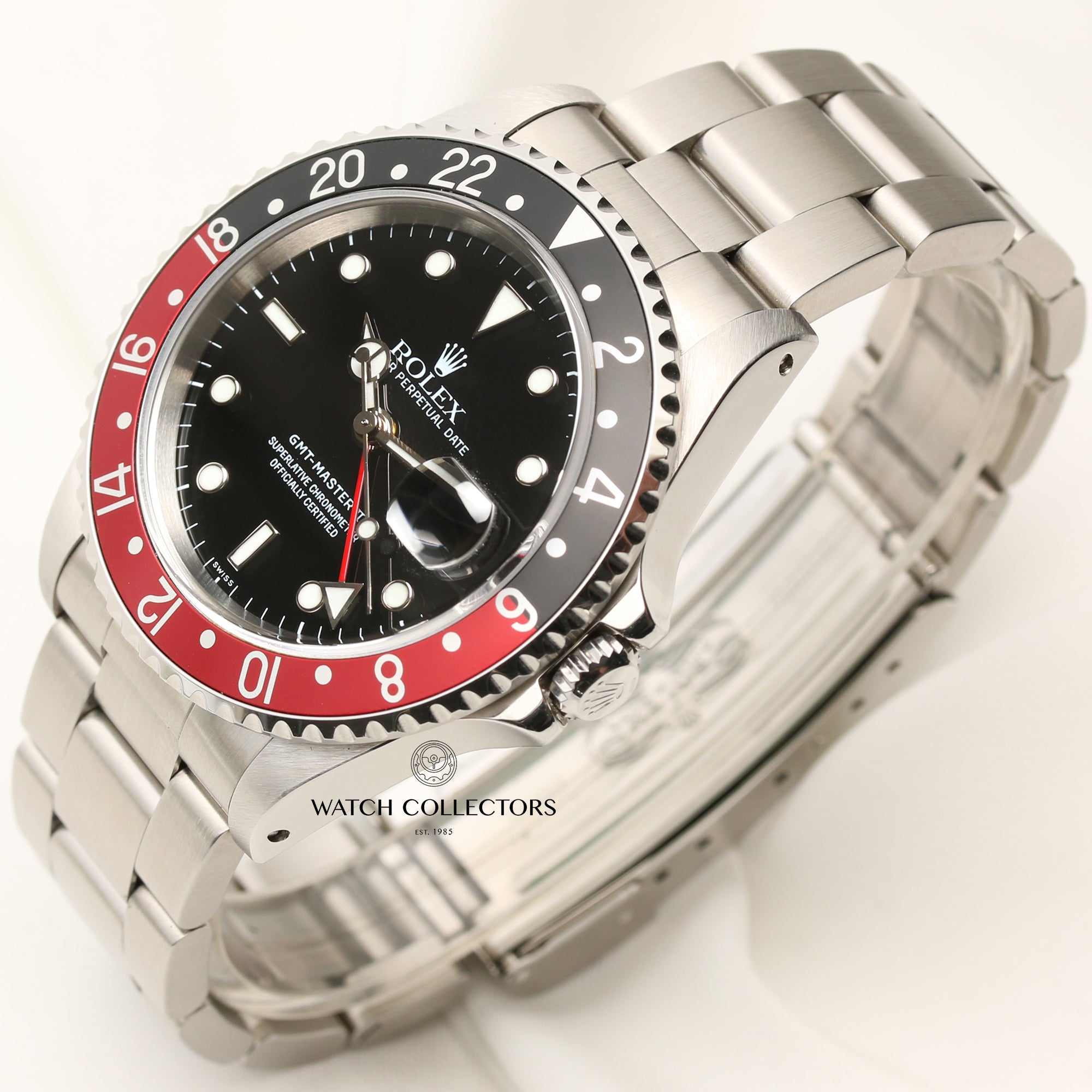 Rolex GMT-Master II 16710 Stainless Steel Coke Bezel Second Hand Watch Collectors 3