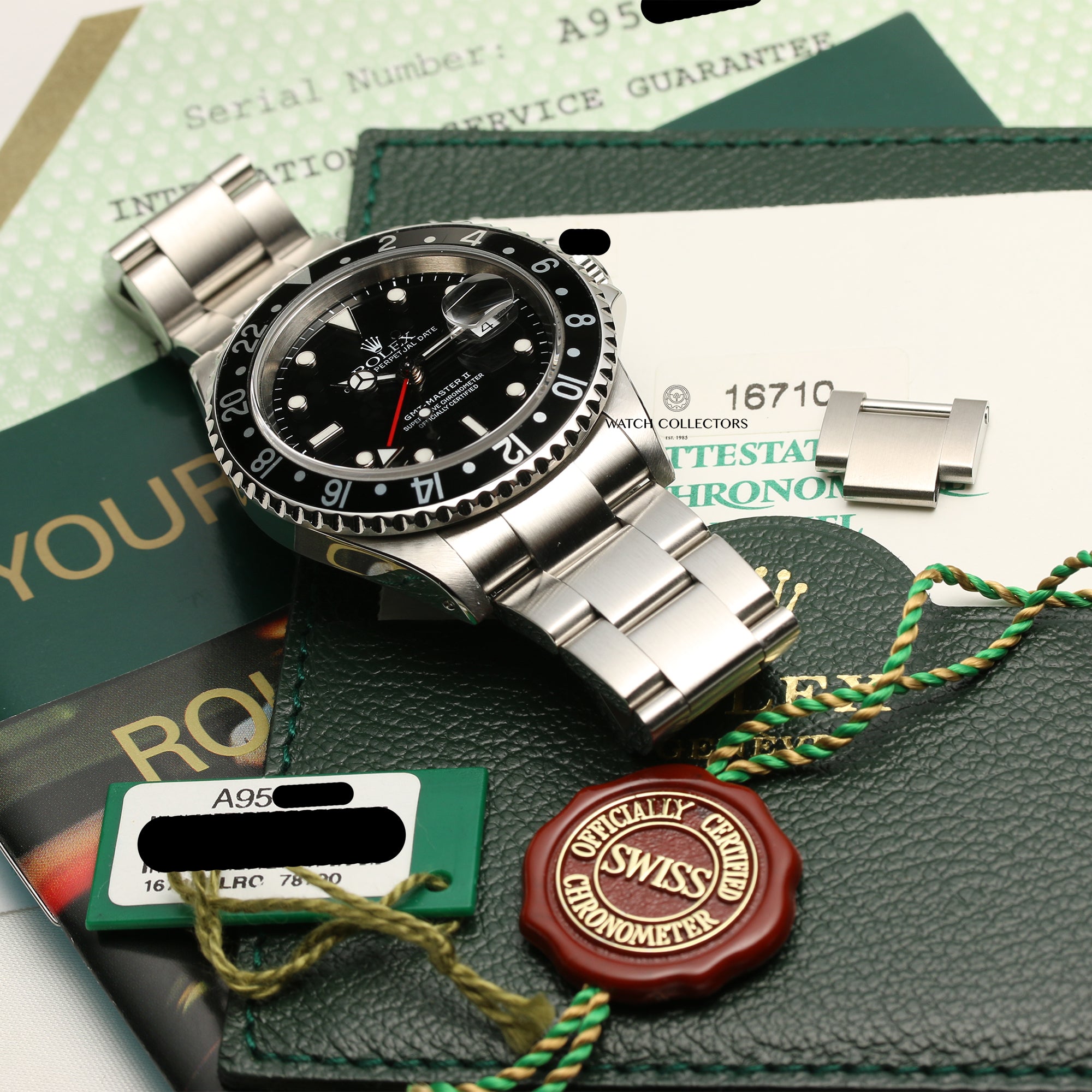 Rolex GMT-Master II 16710 Stainless Steel Second Hand Watch Collectors 10