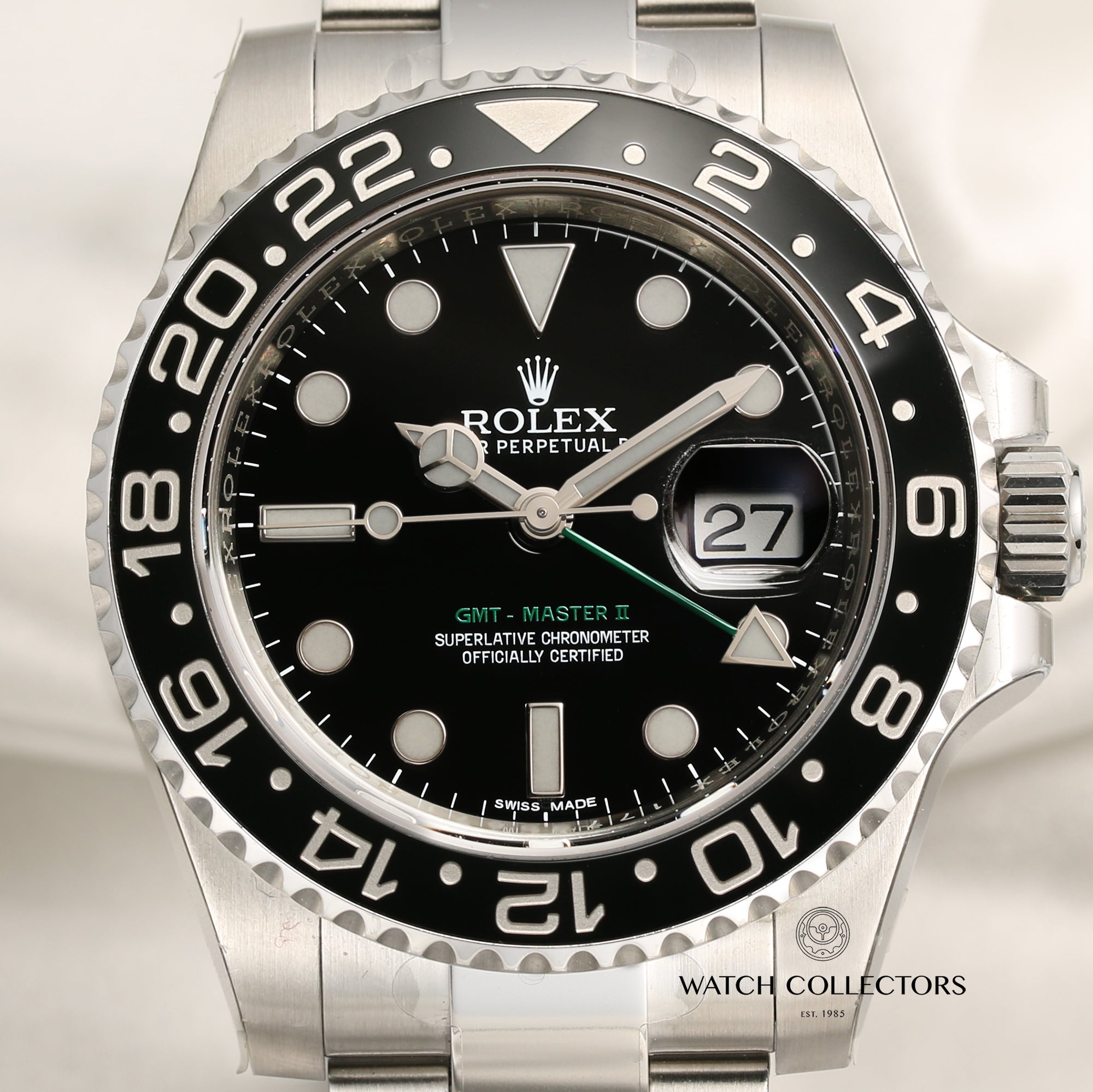 Rolex GMT-Master II 16710LN Stainless Steel Second Hand Watch Collectors 2