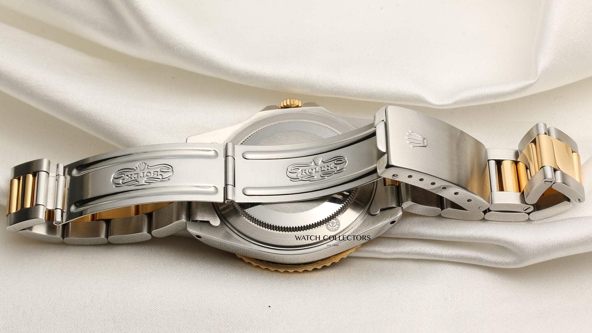 Rolex GMT-Master II 16713 Steel & Gold Root Beer Second Hand Watch Collectors 8