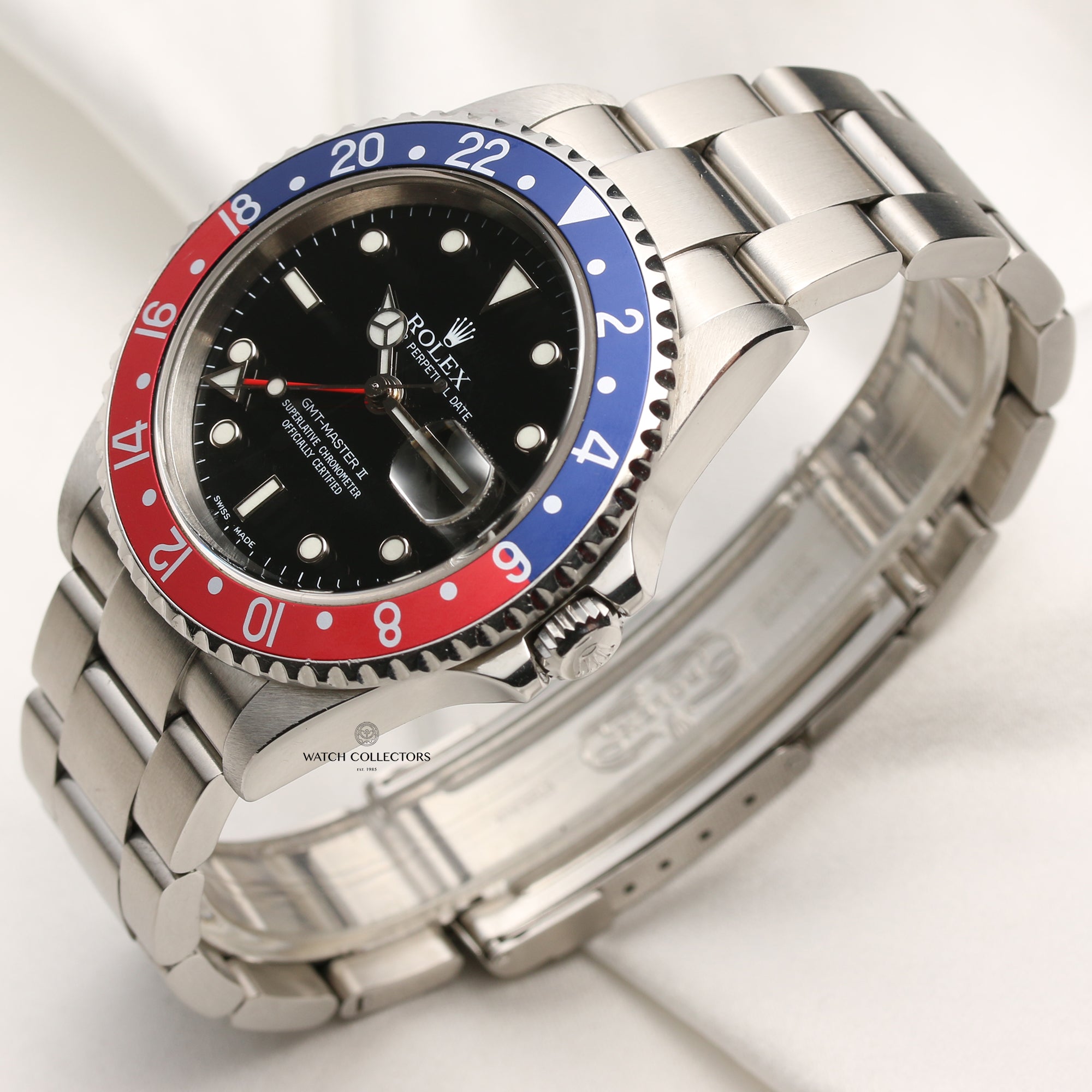 Rolex GMT-Master II16710 Stainless Steel Pepsi Second Hand Watch Collectors 3