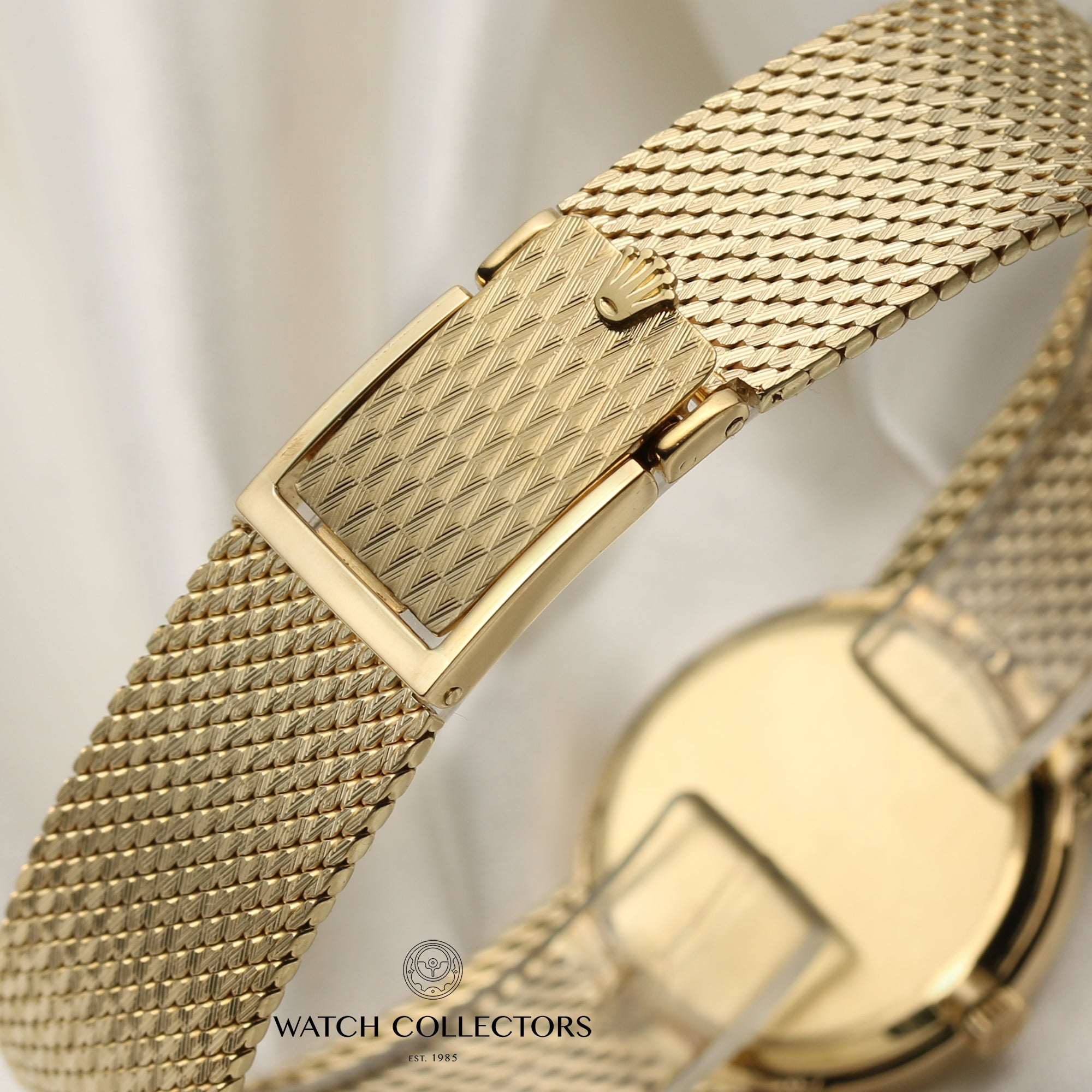 Rolex Lady 18K Yellow Gold Second Hand Watch Collectors 9