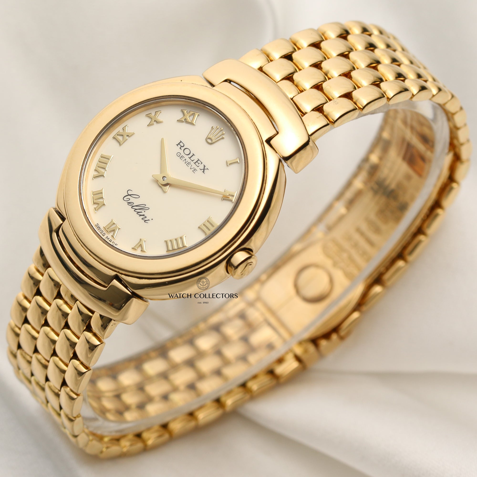 Rolex Lady Cellini 18K Yellow Gold Second Hand Watch Collectors 3