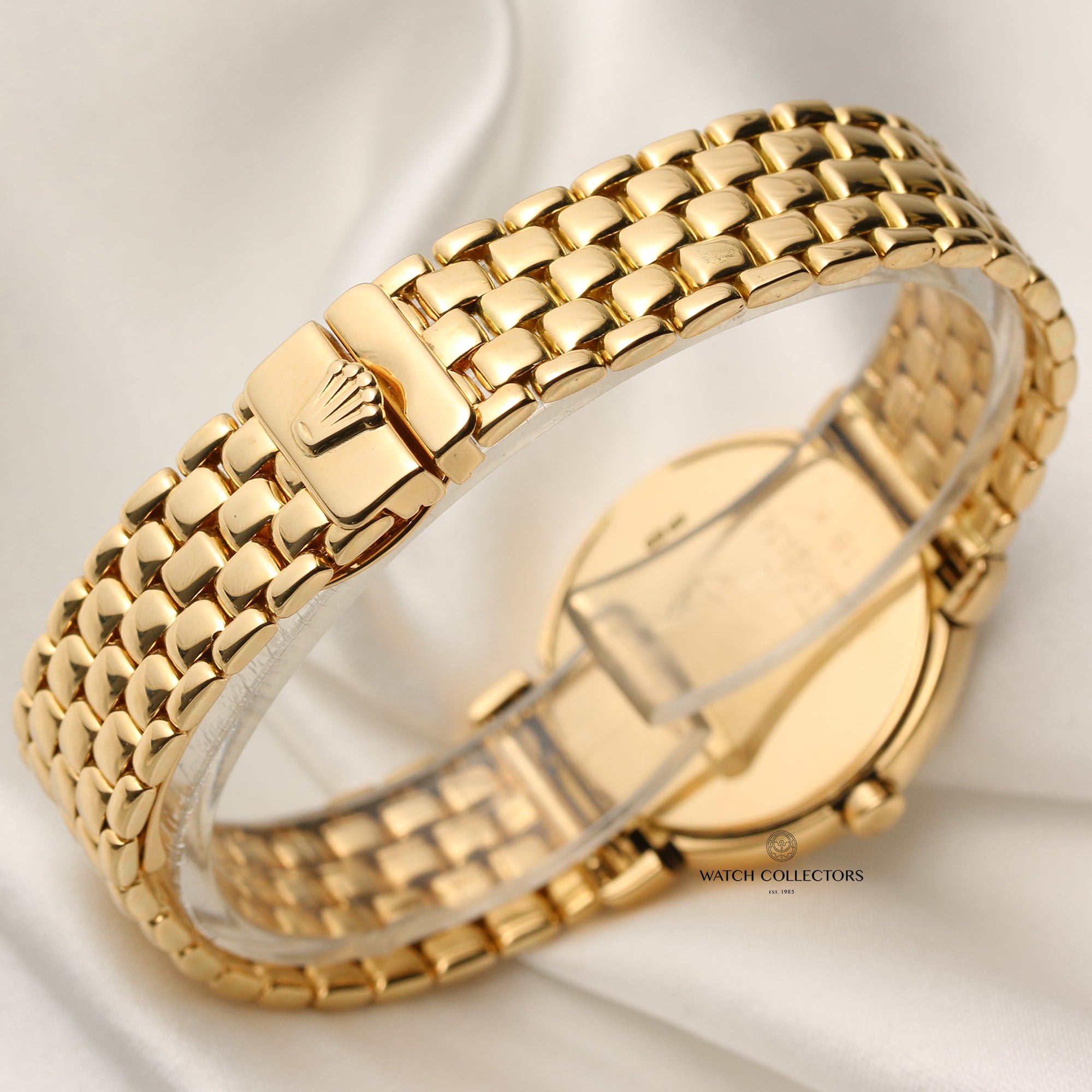 Rolex Lady Cellini 18K Yellow Gold Second Hand Watch Collectors 5