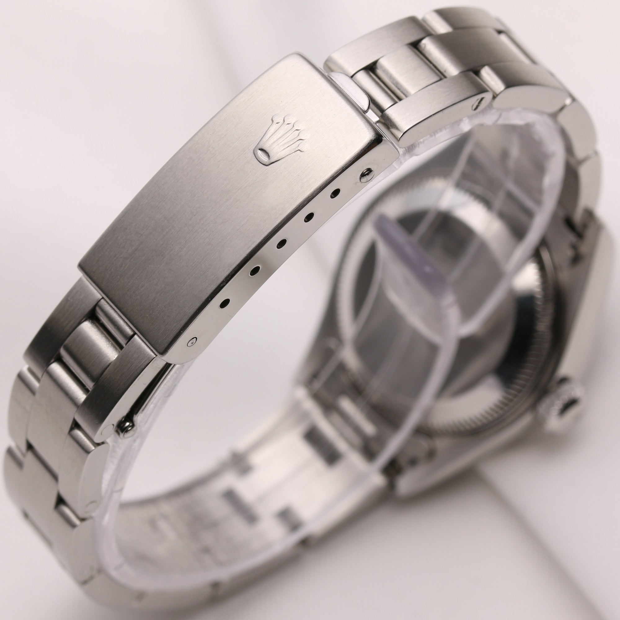 Rolex Lady Date 69160 Stainless Steel Black Dial Second Hand Watch Collectors 5