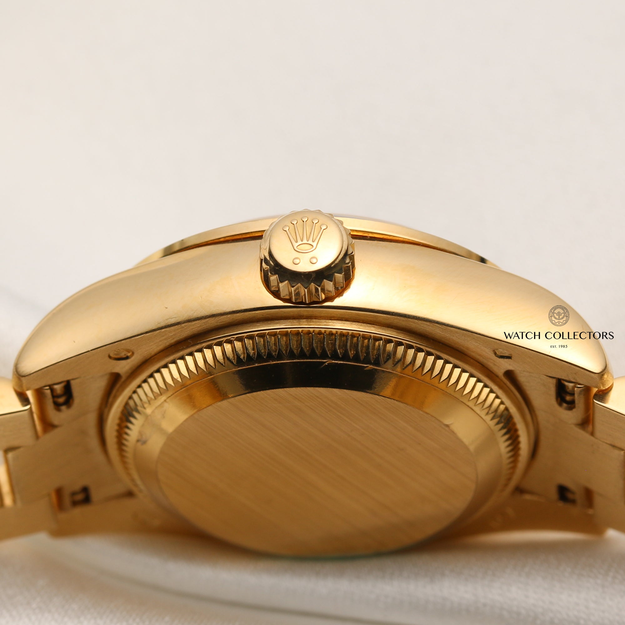 Rolex Lady DateJust 179138 MOP Diamond Dial 18K Yellow Gold Second Hand Watch Collectors 6