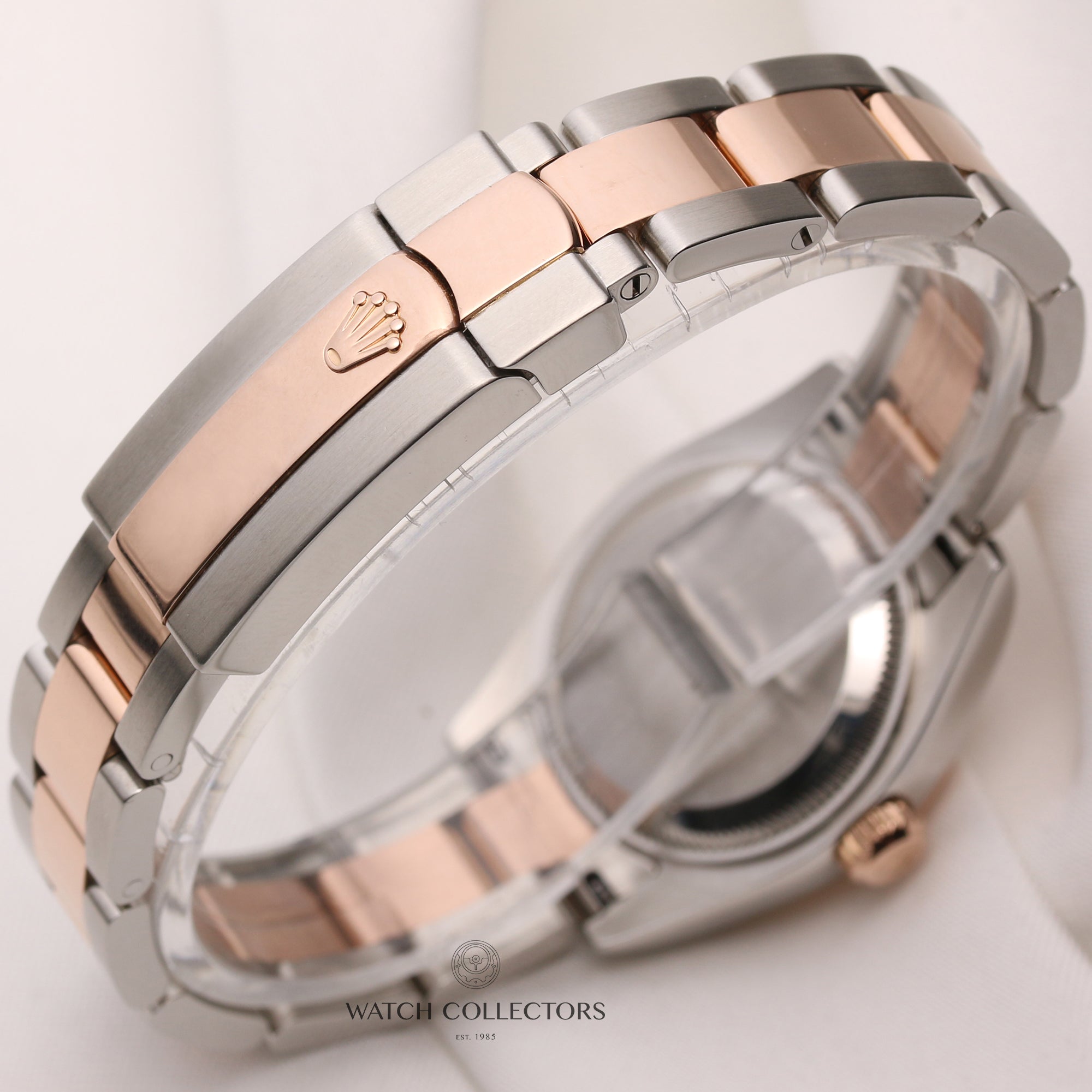 Rolex-Lady-DateJust-179161-Steel-Rose-Gold-Second-Hand-Watch-Collectors-6