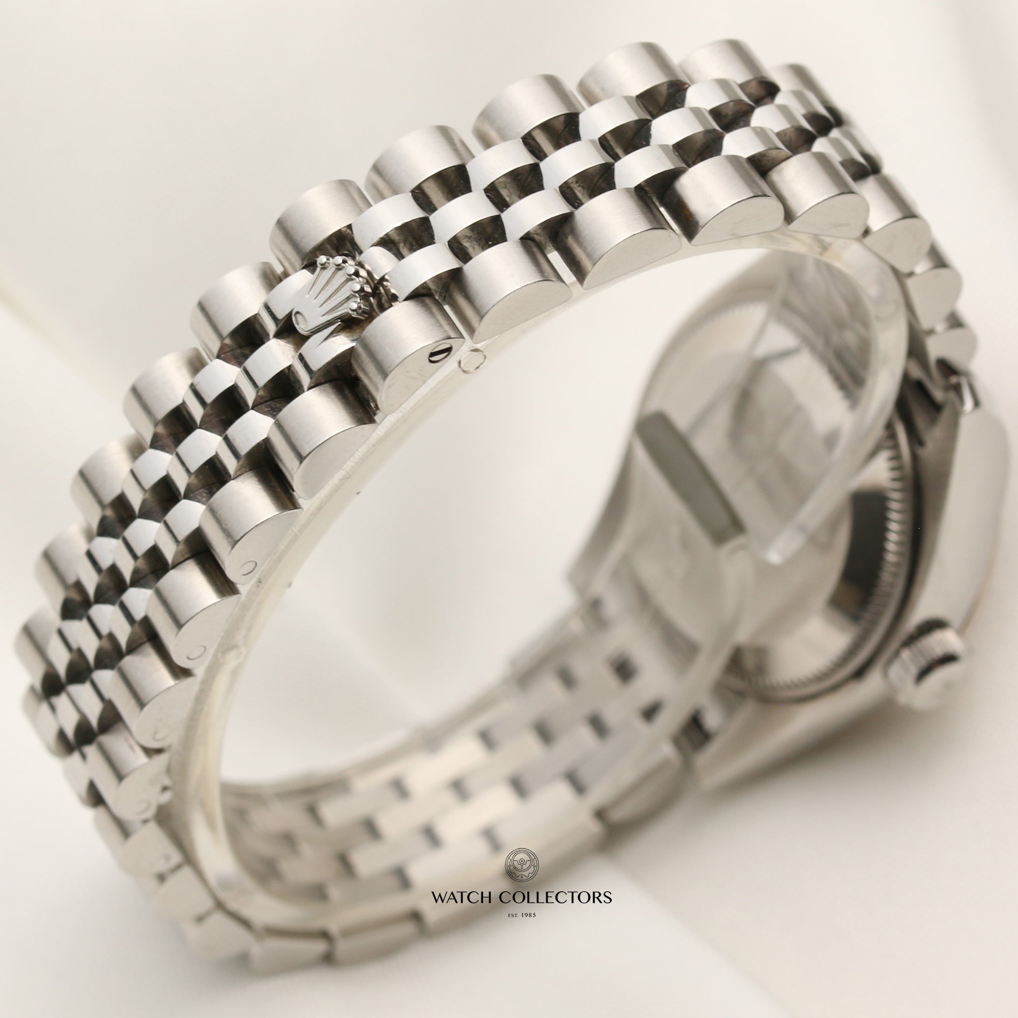 Rolex Lady DateJust 179174 Stainless Steel & 18K White Gold Bezel MOP Dial Second Hand Watch Collectors 5