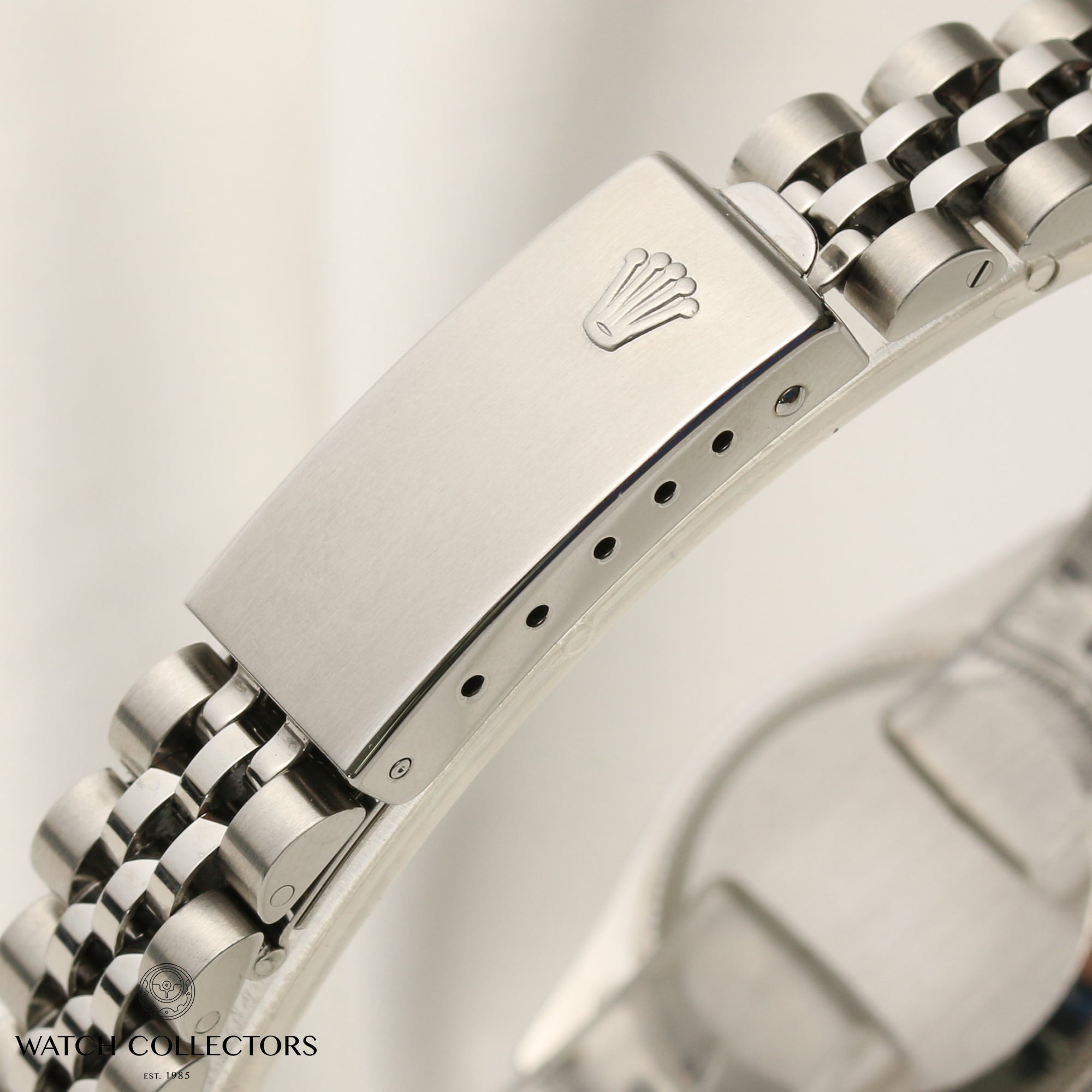 Rolex Lady DateJust 179174 Stainless Steel & 18K White Gold Bezel Silver Diamond Dial Second Hand Watch Collectors 6