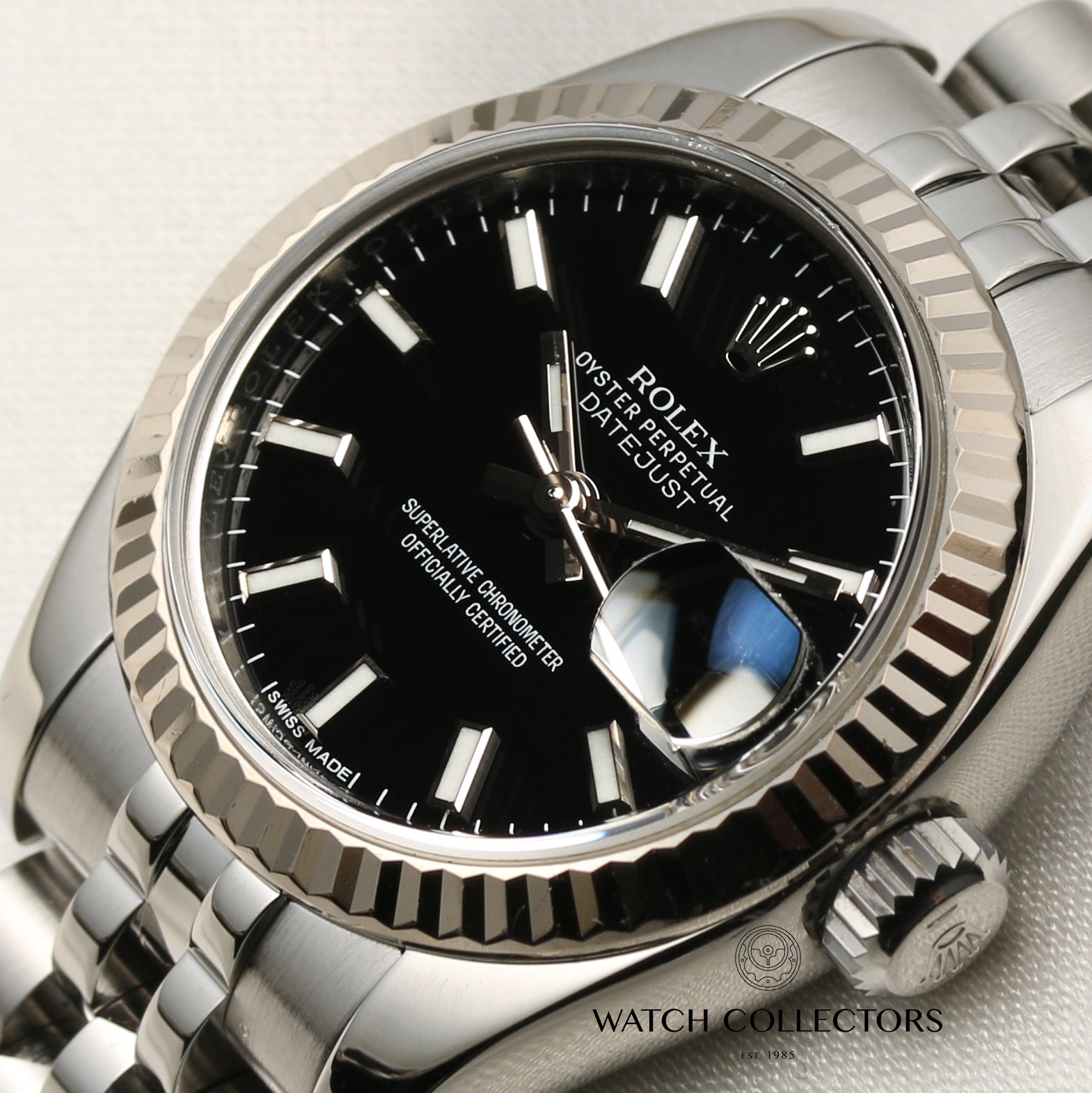 Rolex Lady DateJust 179174 Stainless Steel Second Hand Watch Collectors 4