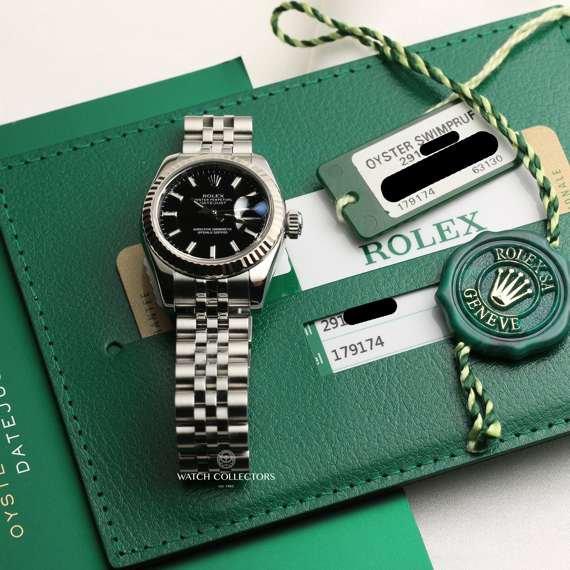 Rolex Lady DateJust 179174 Stainless Steel Second Hand Watch Collectors 8