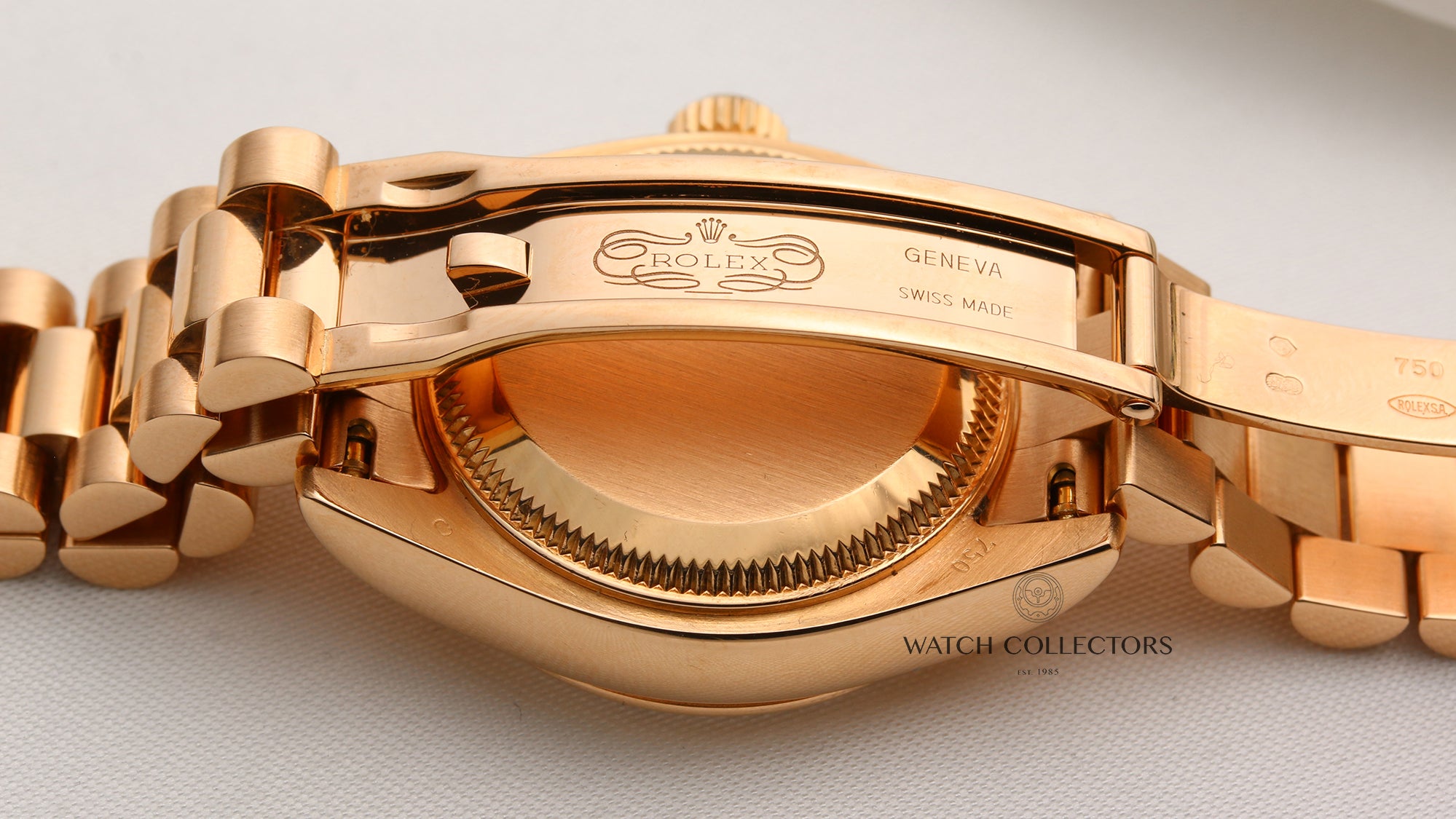 Rolex-Lady-DateJust-179175-18K-Rose-Gold-Champagne-Dial-Second-Hand-Watch-Collectors-8