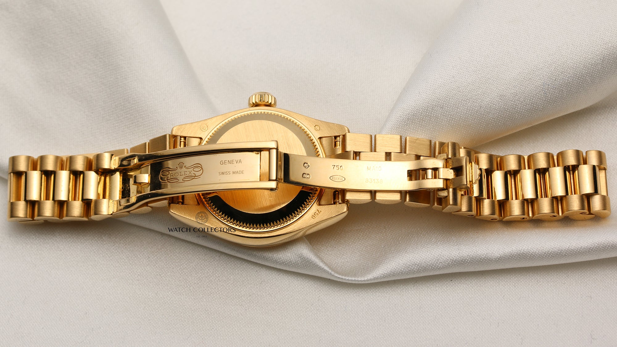 Rolex Lady DateJust 179178 18K Yellow Gold Diamond Dial Second Hand Watch Collectors 6