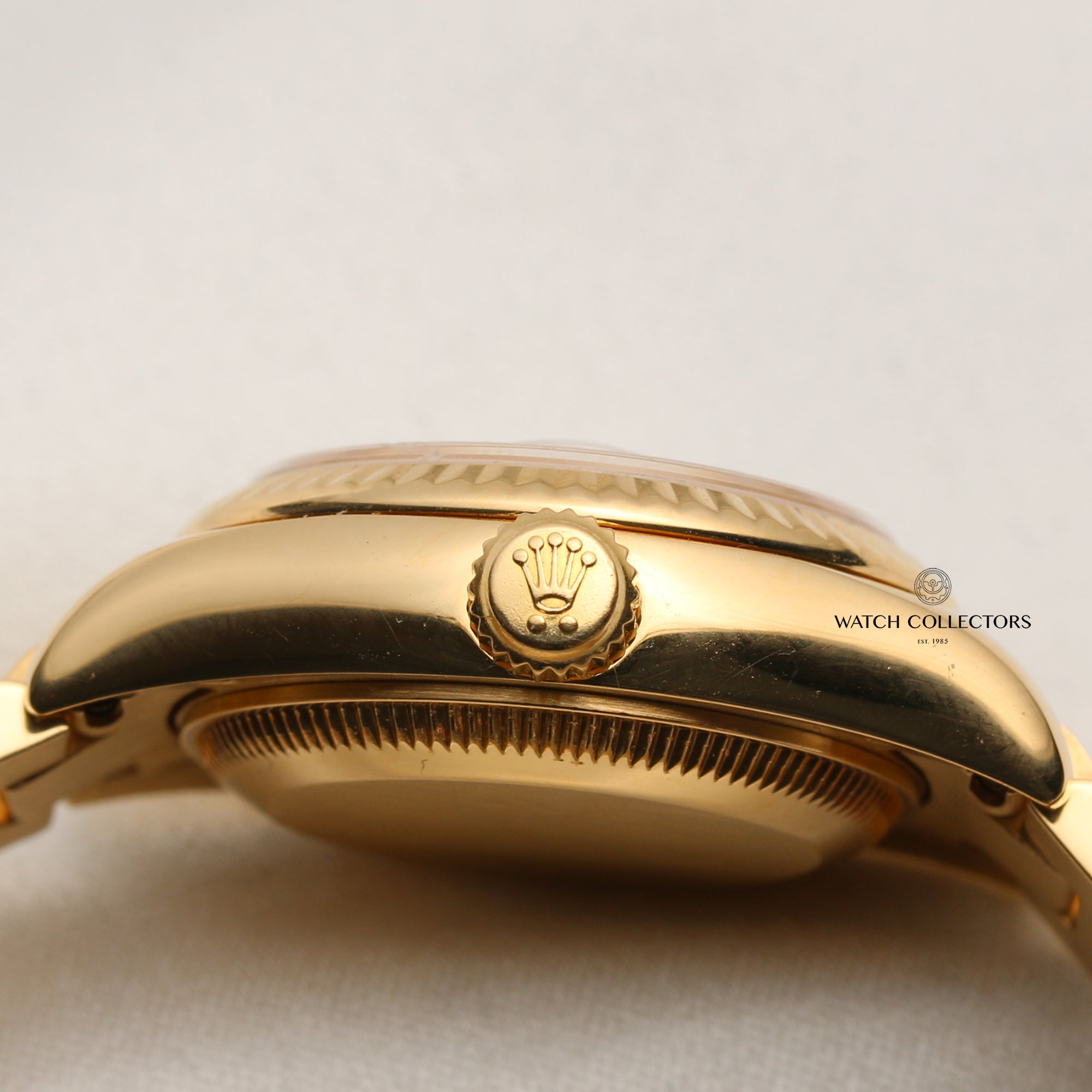 Rolex Lady DateJust 179178 MOP Diamond Dial 18K Yellow Gold Second Hand Watch Collectors 6