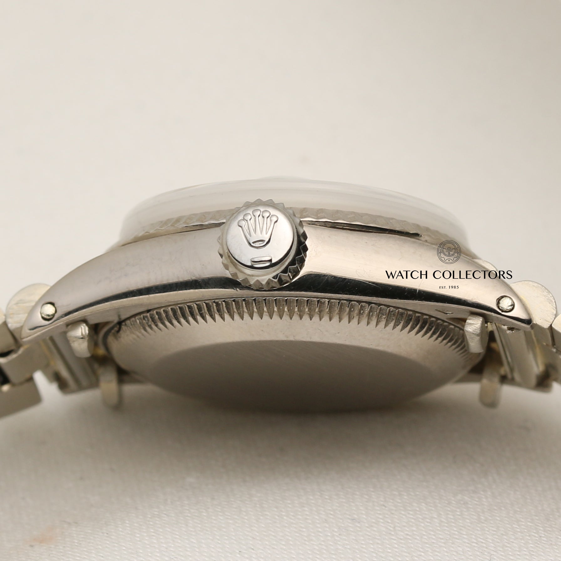 Rolex Lady DateJust 18K White Gold Second Hand Watch Collectors 6