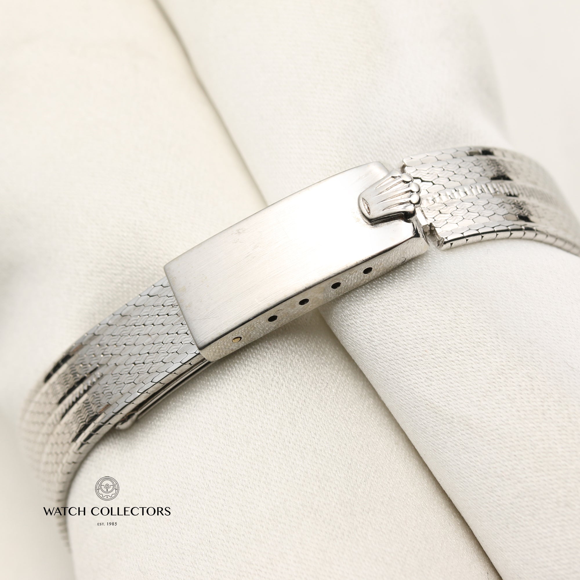 Rolex Lady DateJust 18K White Gold Second Hand Watch Collectors 8