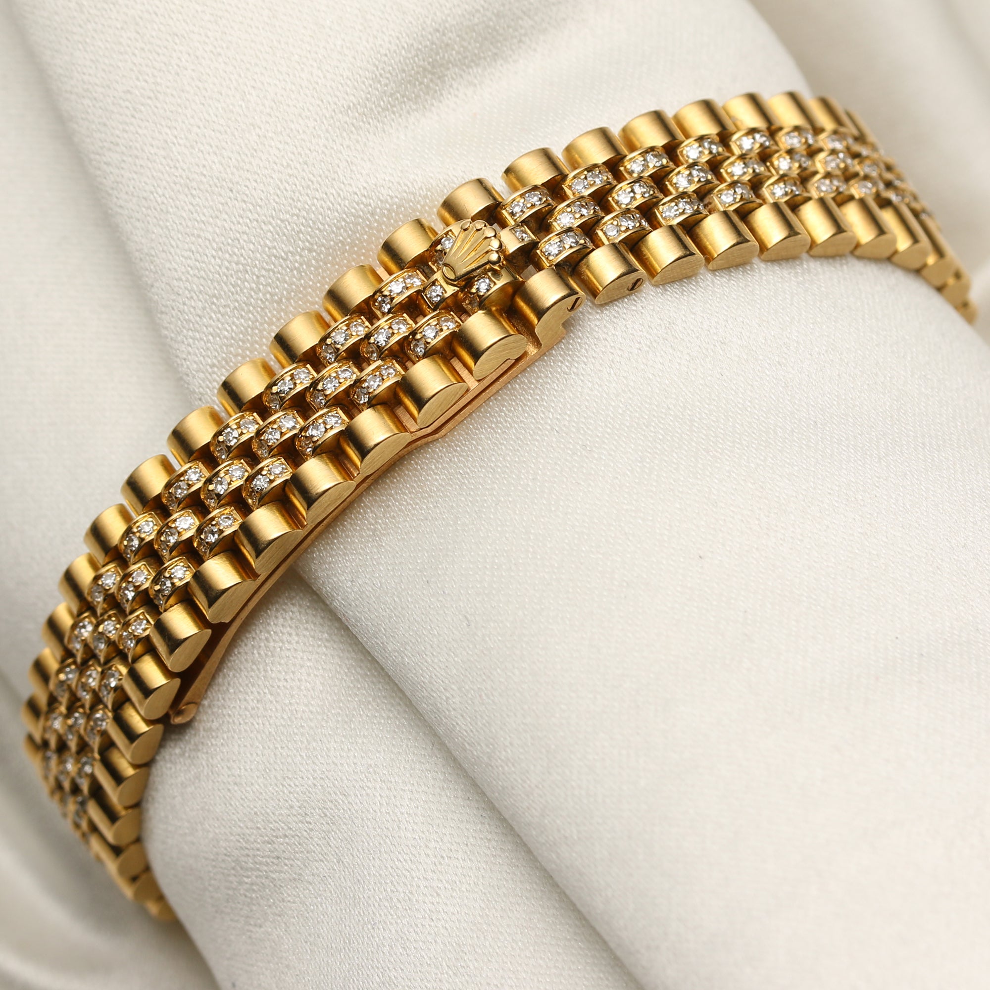 Rolex Lady DateJust 18K Yellow Gold Ruby & Diamond Second Hand Watch Collectors 8