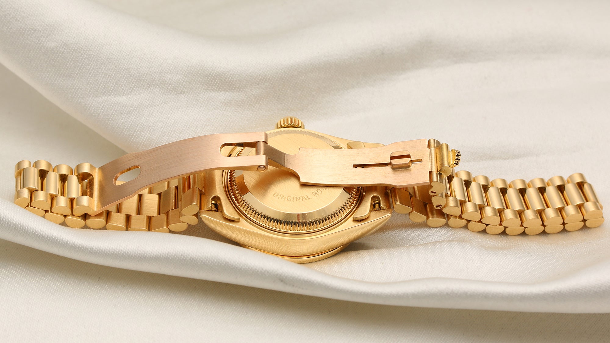 Rolex Lady DateJust 18K Yellow Gold Ruby Diamond Second Hand Watch Collectors 8