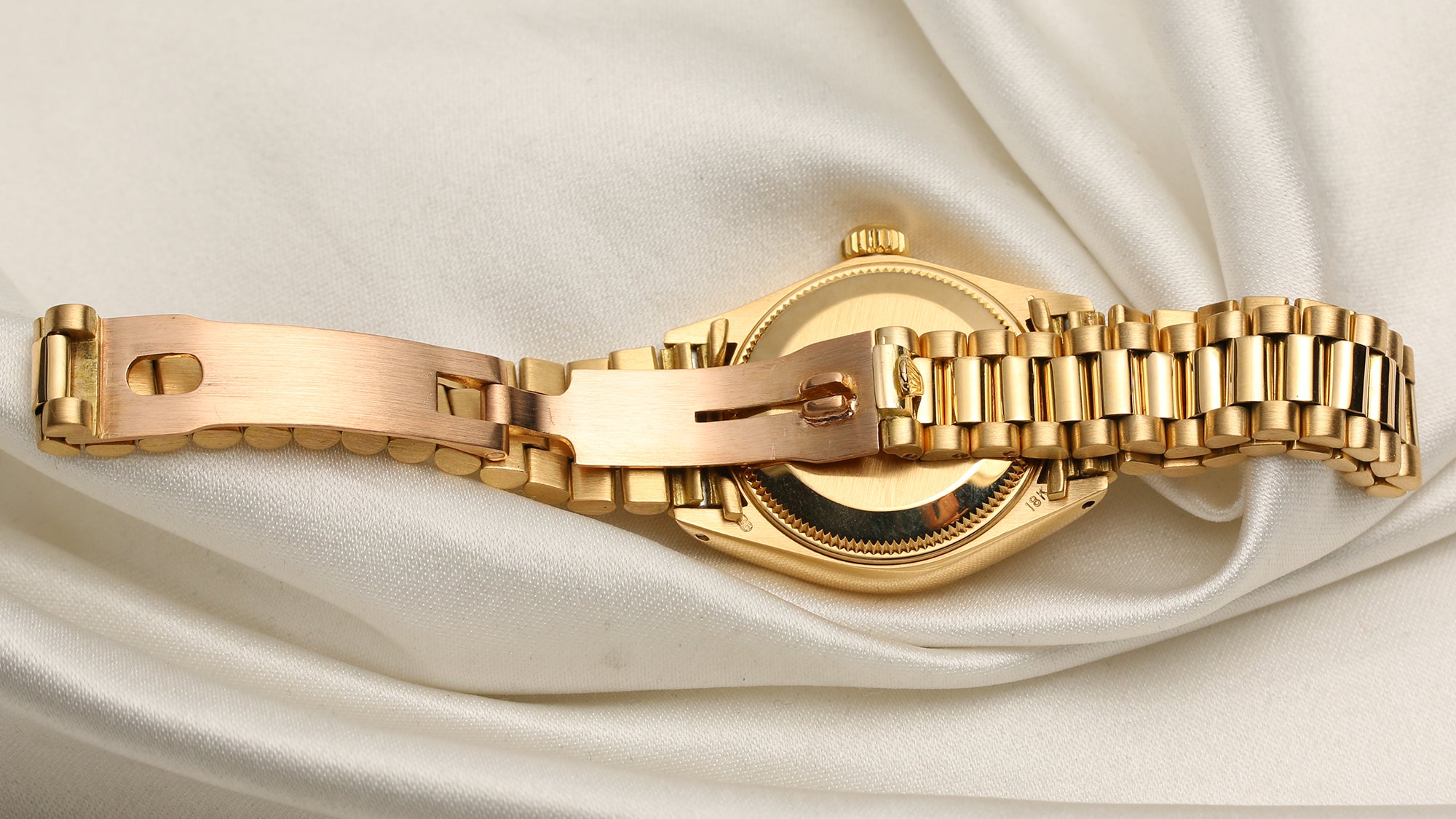 Rolex Lady DateJust 18K Yellow Gold Second Hand Watch COllectors 6