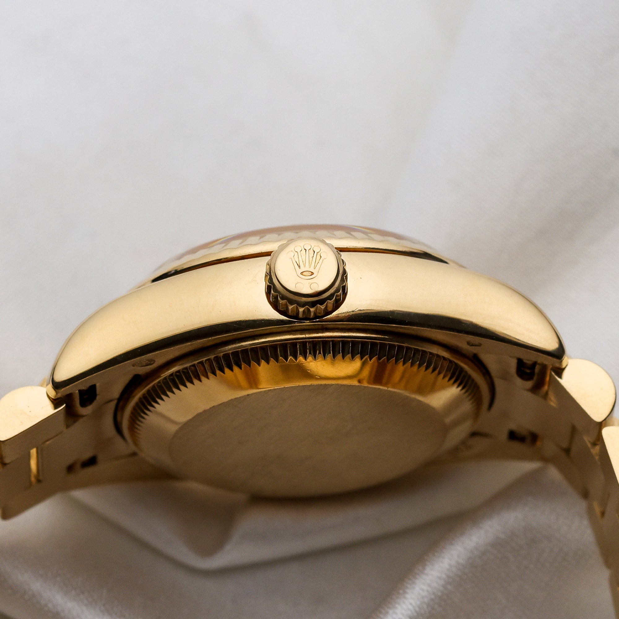 Rolex Lady DateJust 18K Yellow Gold Second Hand Watch Collectors 5