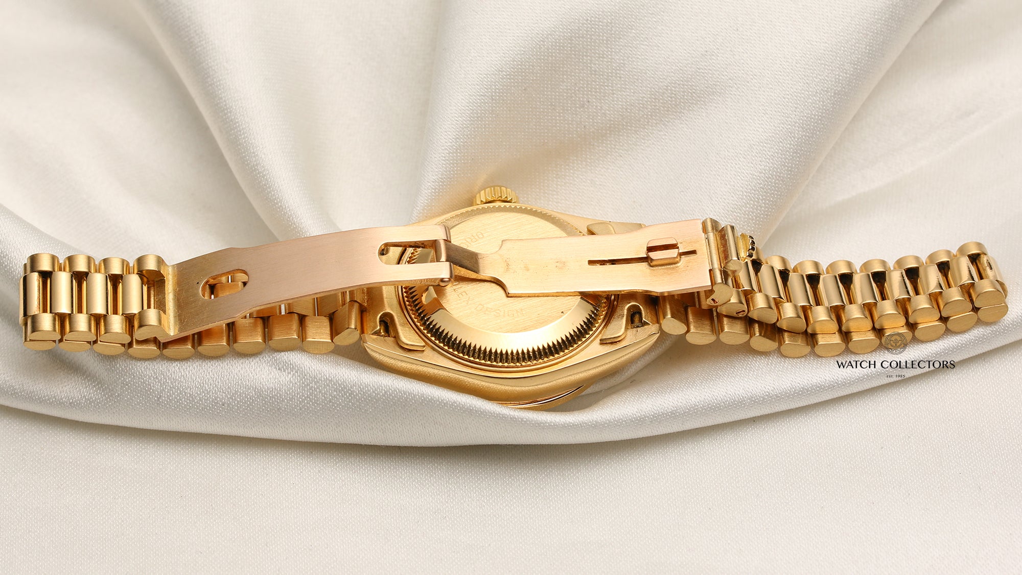 Rolex Lady DateJust 18K Yellow Gold Second hand Watch Collectors 7