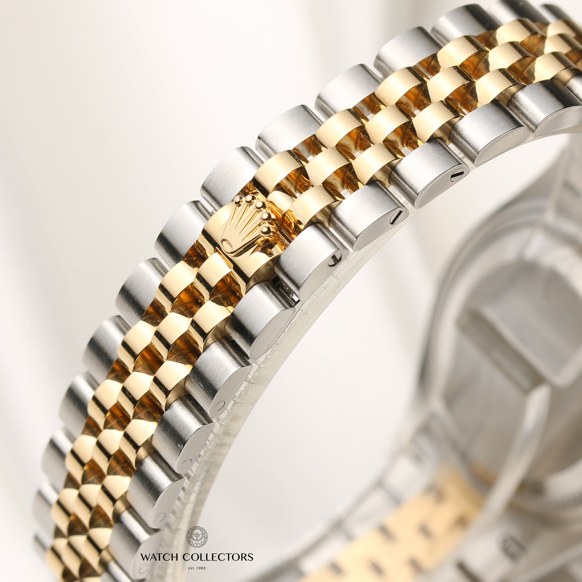 Rolex Lady DateJust 279383RBR Diamond Bezel & Mint Green Tapestry Dial Steel & Gold Second Hand Watch Collectors 9