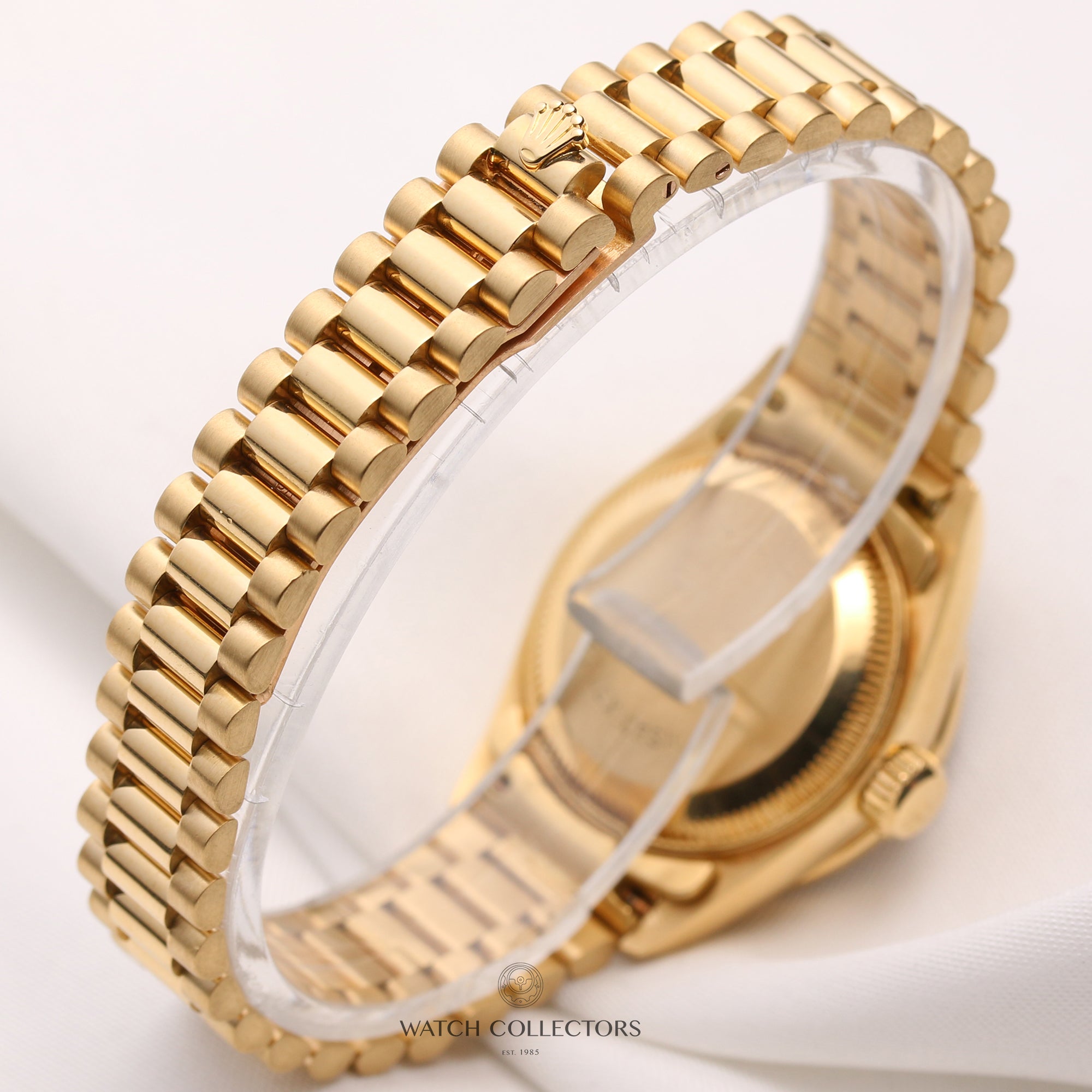 Rolex-Lady-DateJust-69068-Diamond-Ruby-18K-Yellow-Gold-Second-Hand-Watch-Collectors-5