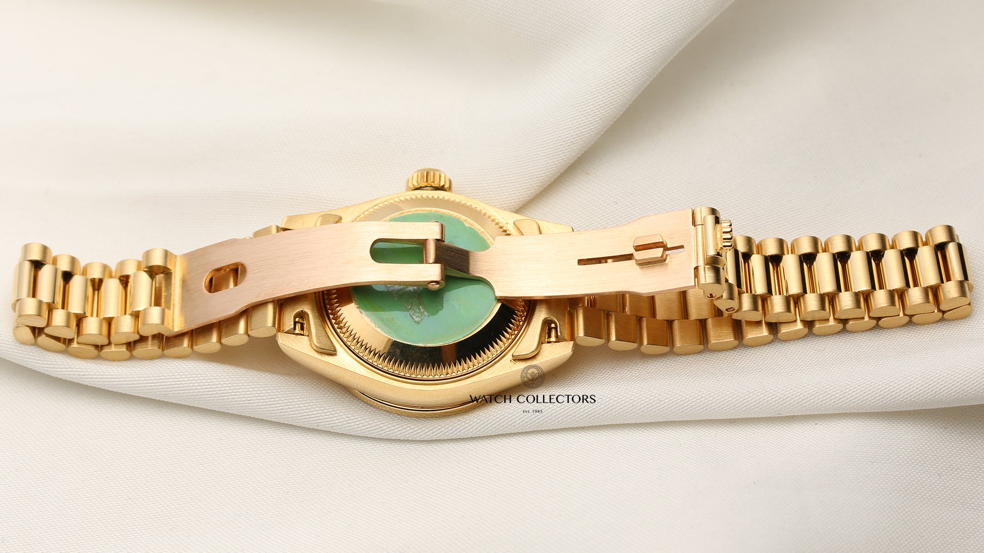 Rolex Lady DateJust 69138 18K Yellow Gold Champagne Diamond Dial & Bezel Second Hand Watch Collectors 7