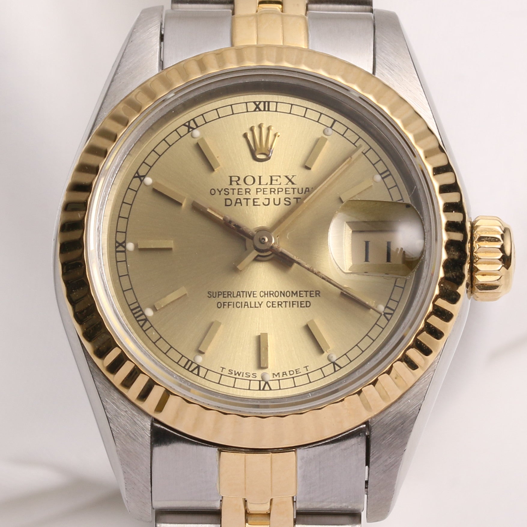 Rolex Lady DateJust 69173 Steel & Gold 822 Second Hand Watch Collectors 2