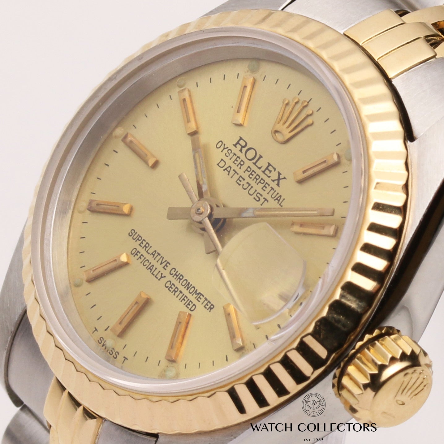 Rolex-Lady-DateJust-69173-Steel-Gold-932-Second-Hand-Watch-Collectors-4