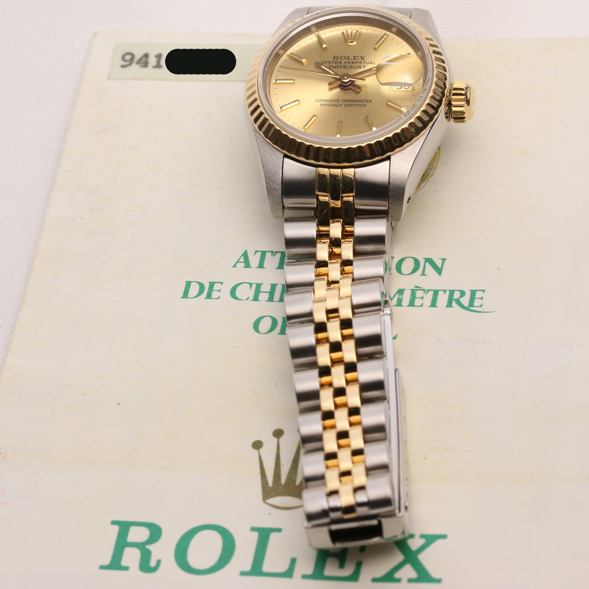 Rolex Lady DateJust 69173 Steel & Gold 941 Second Hand Watch Collectors 7