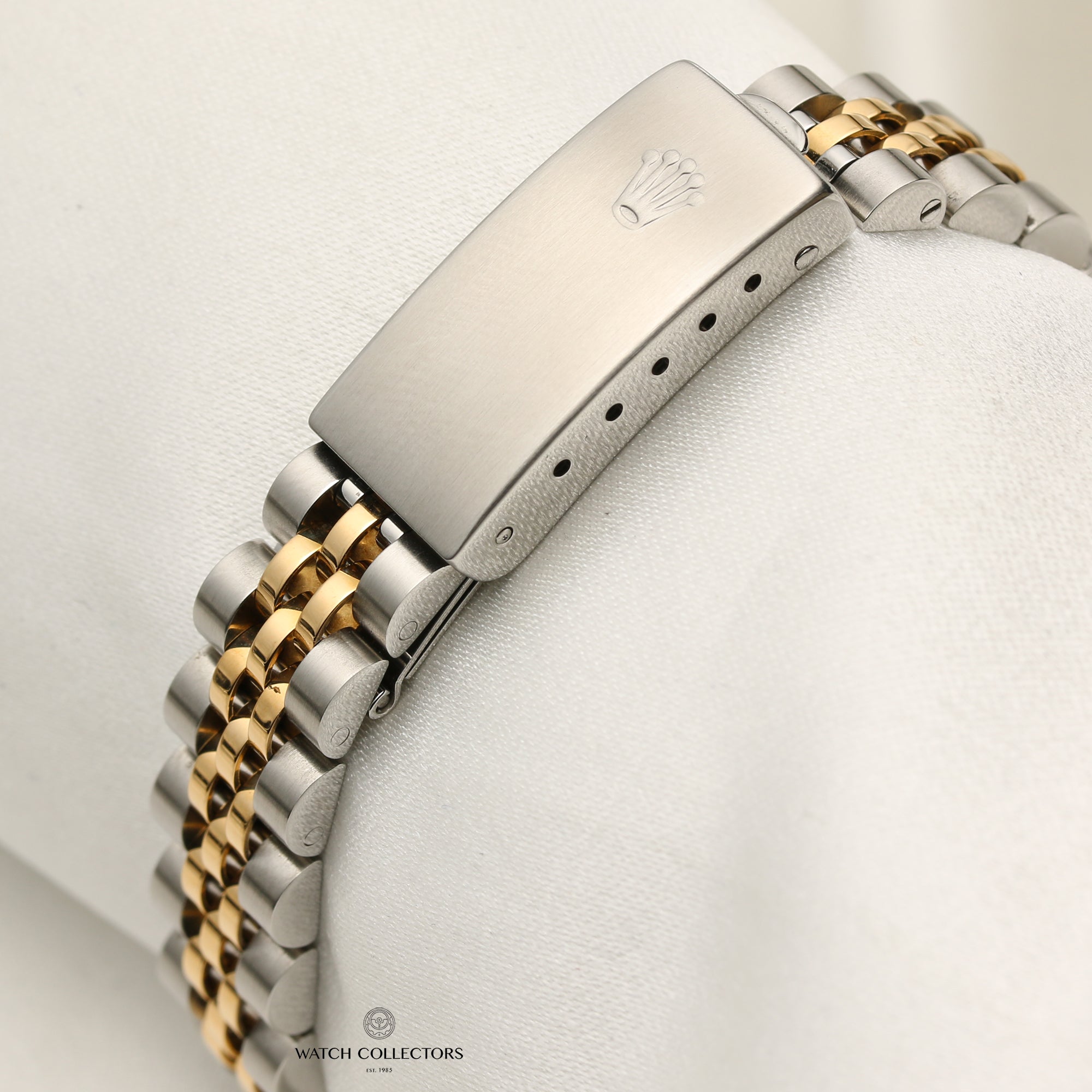 Rolex Lady DateJust 69173 Steel & Gold Blue Diamond Dial Second Hand Watch Collectors 7