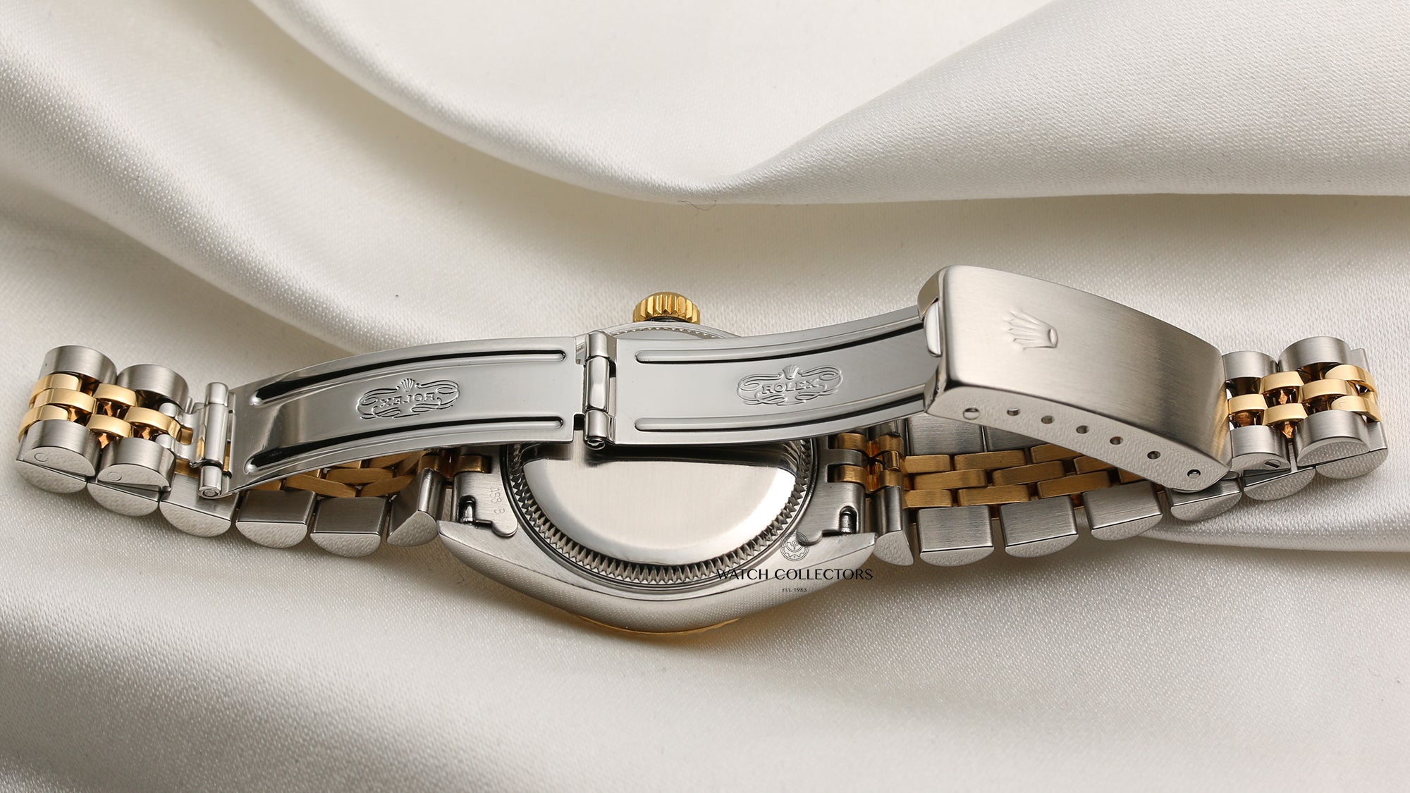 Rolex Lady DateJust 69173 Steel & Gold Champagne Dial Second Hand Watch Collectors 6