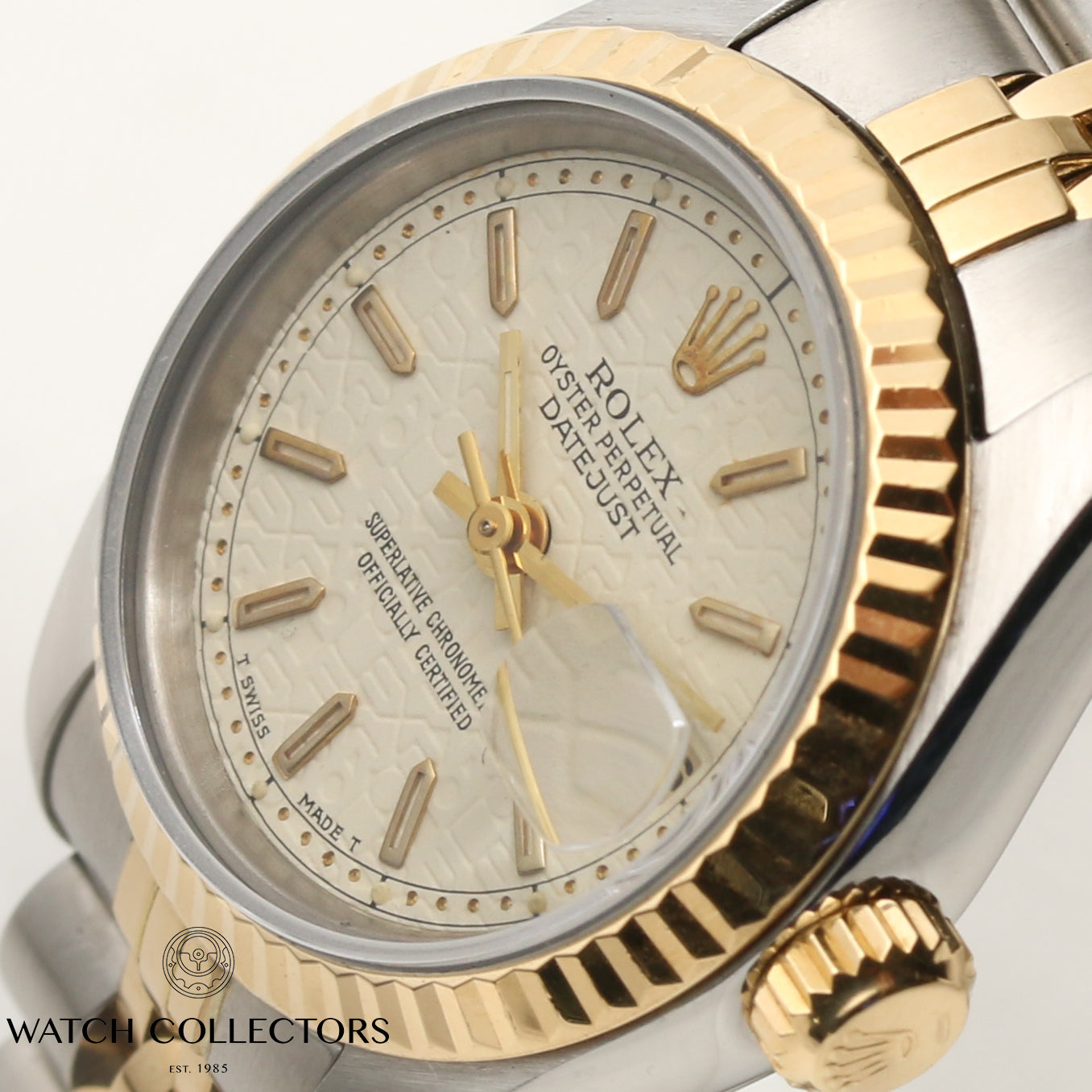 Rolex Lady DateJust 69173 Steel & Gold Jubilee Dial Second Hand Watch Collectors 4