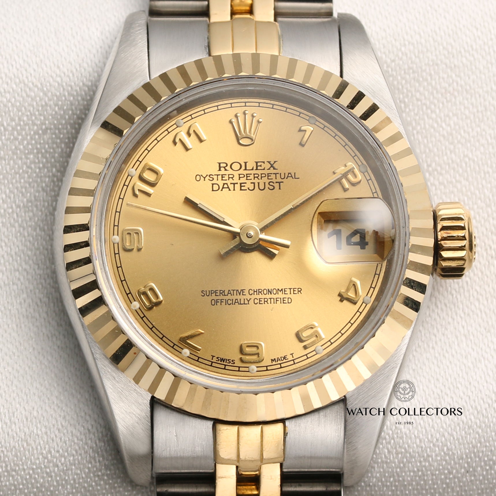 Rolex Lady DateJust 69173 Steel & Gold Second Hand Watch Collectors 2
