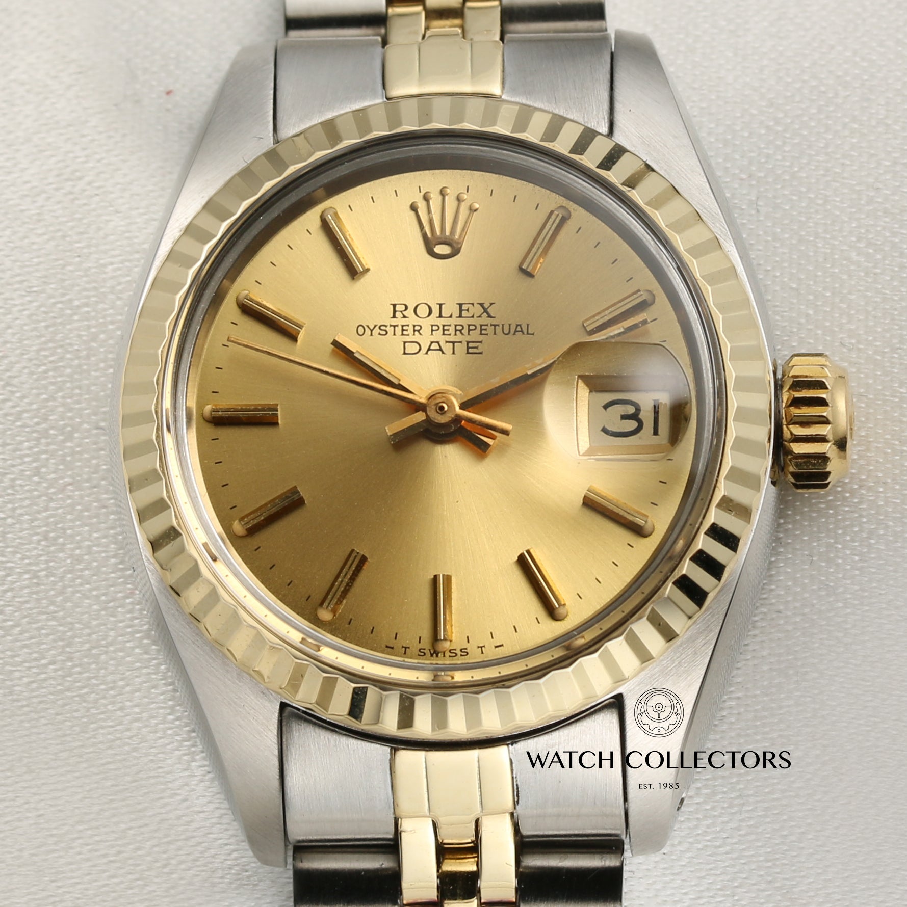 Rolex Lady DateJust 69173 Steel & Gold Second Hand Watch Collectors 2