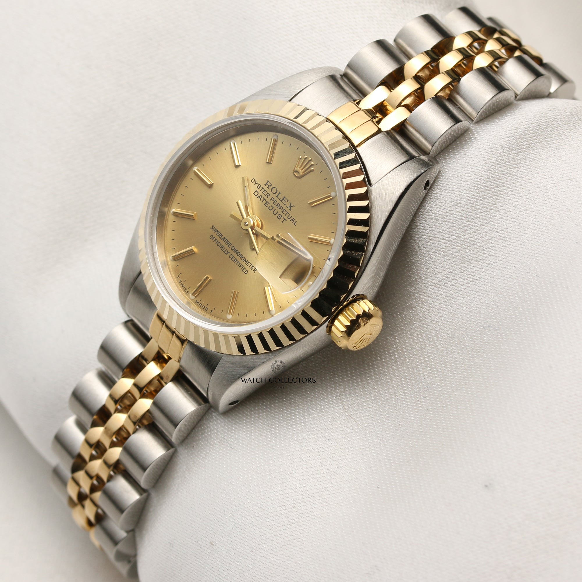 Rolex Lady DateJust 69173 Steel & Gold Second Hand Watch Collectors 3