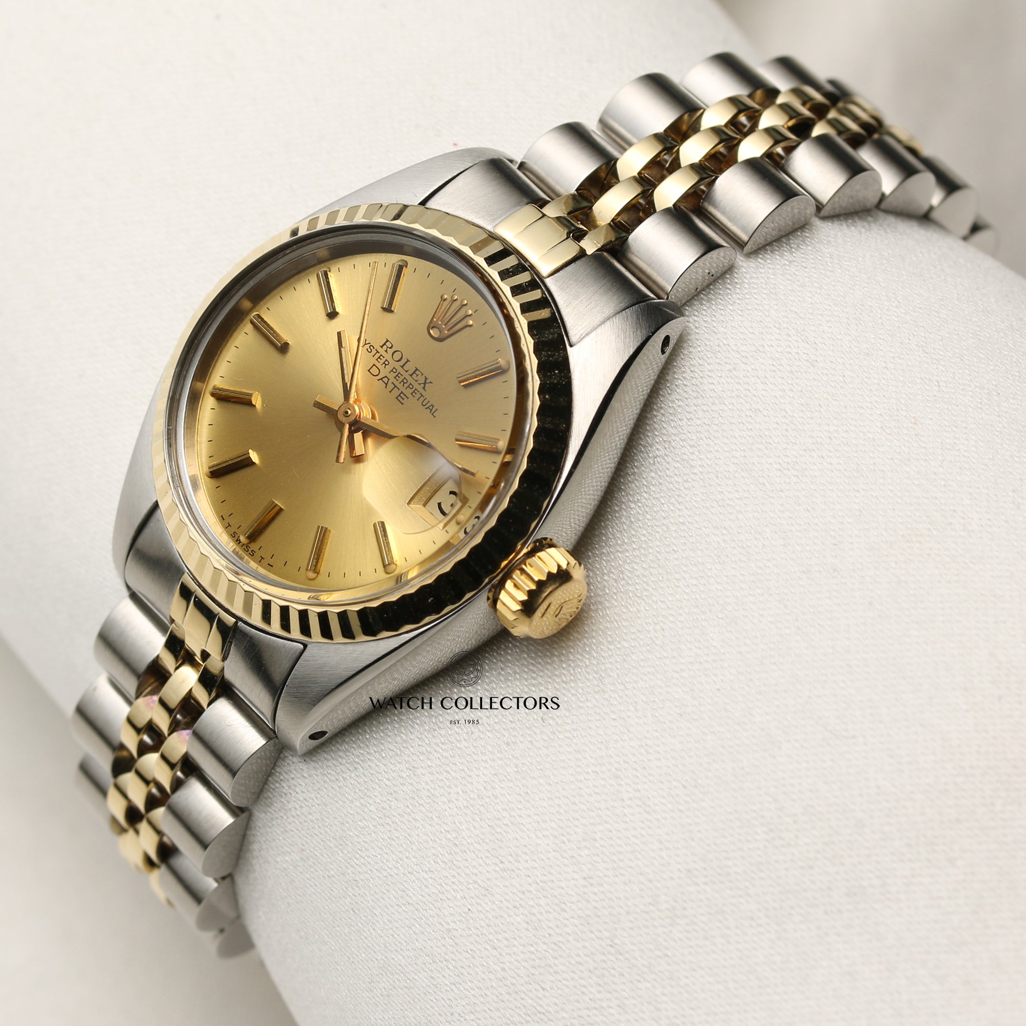 Rolex Lady DateJust 69173 Steel & Gold Second Hand Watch Collectors 3